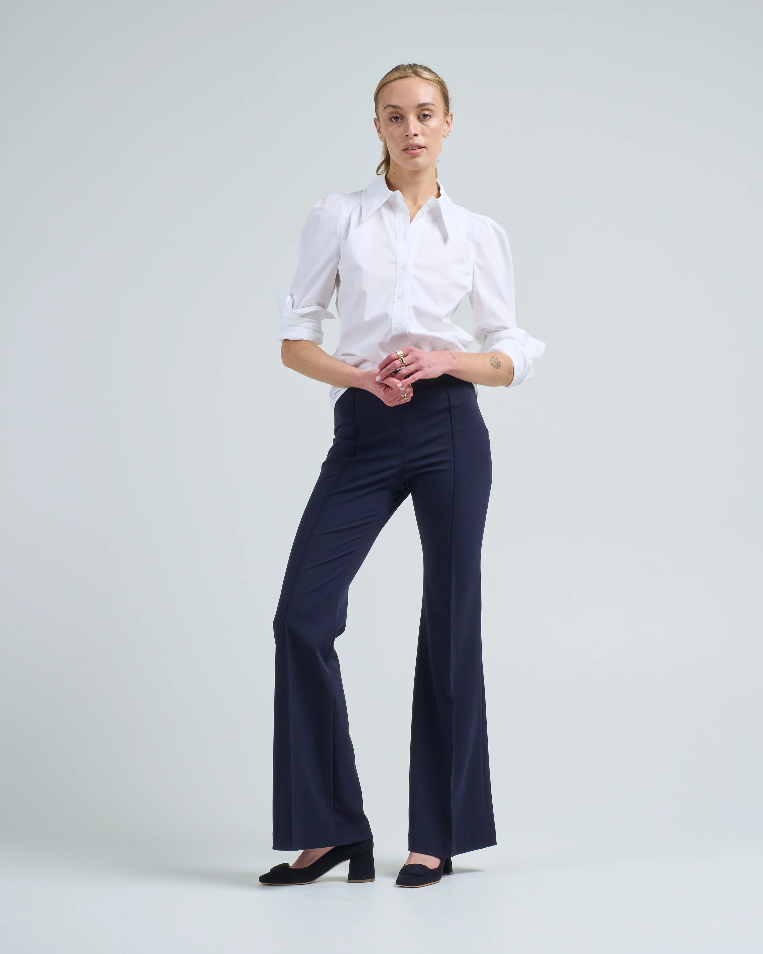 pintuck flare pant - Image 2