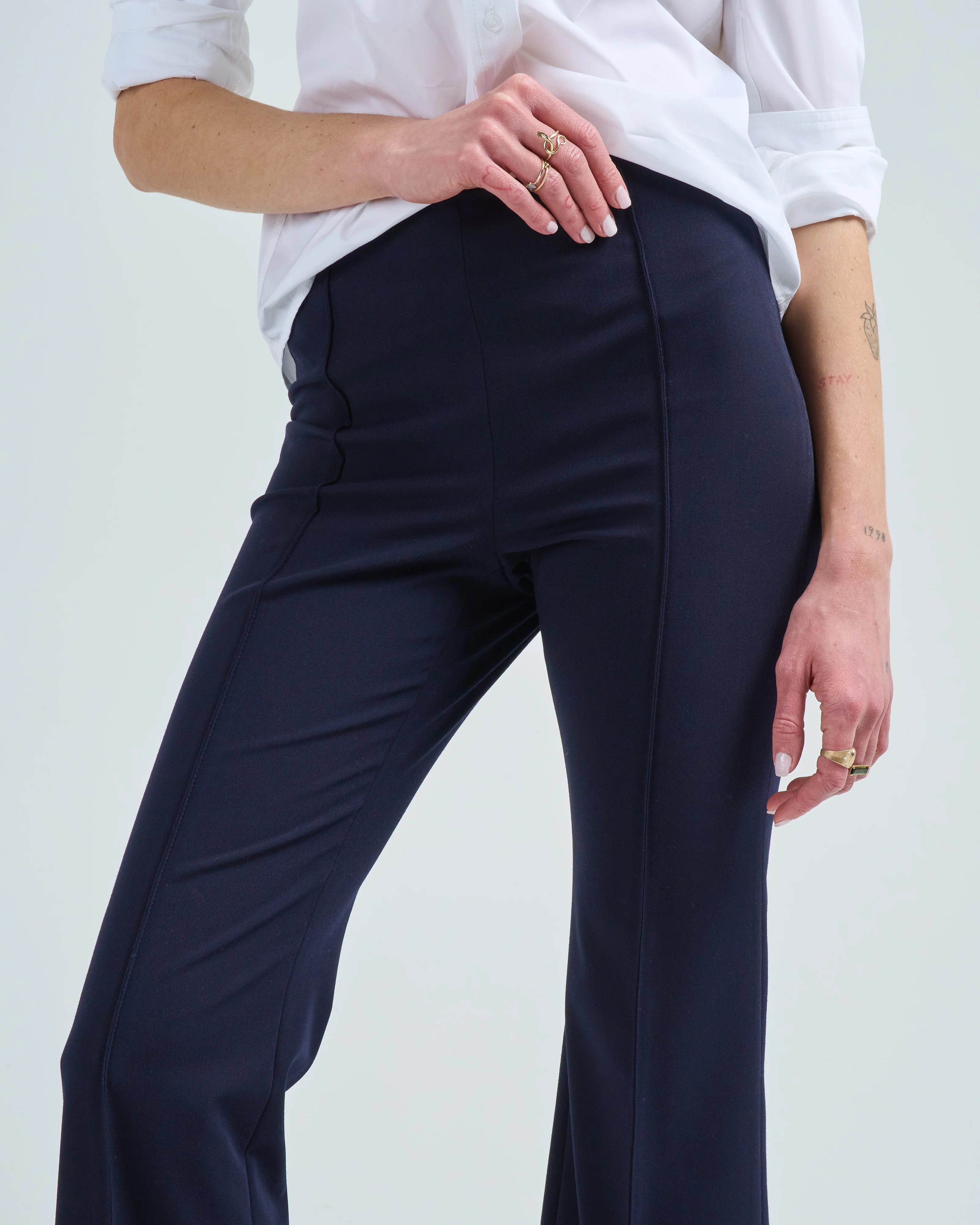 pintuck flare pant - Image 5