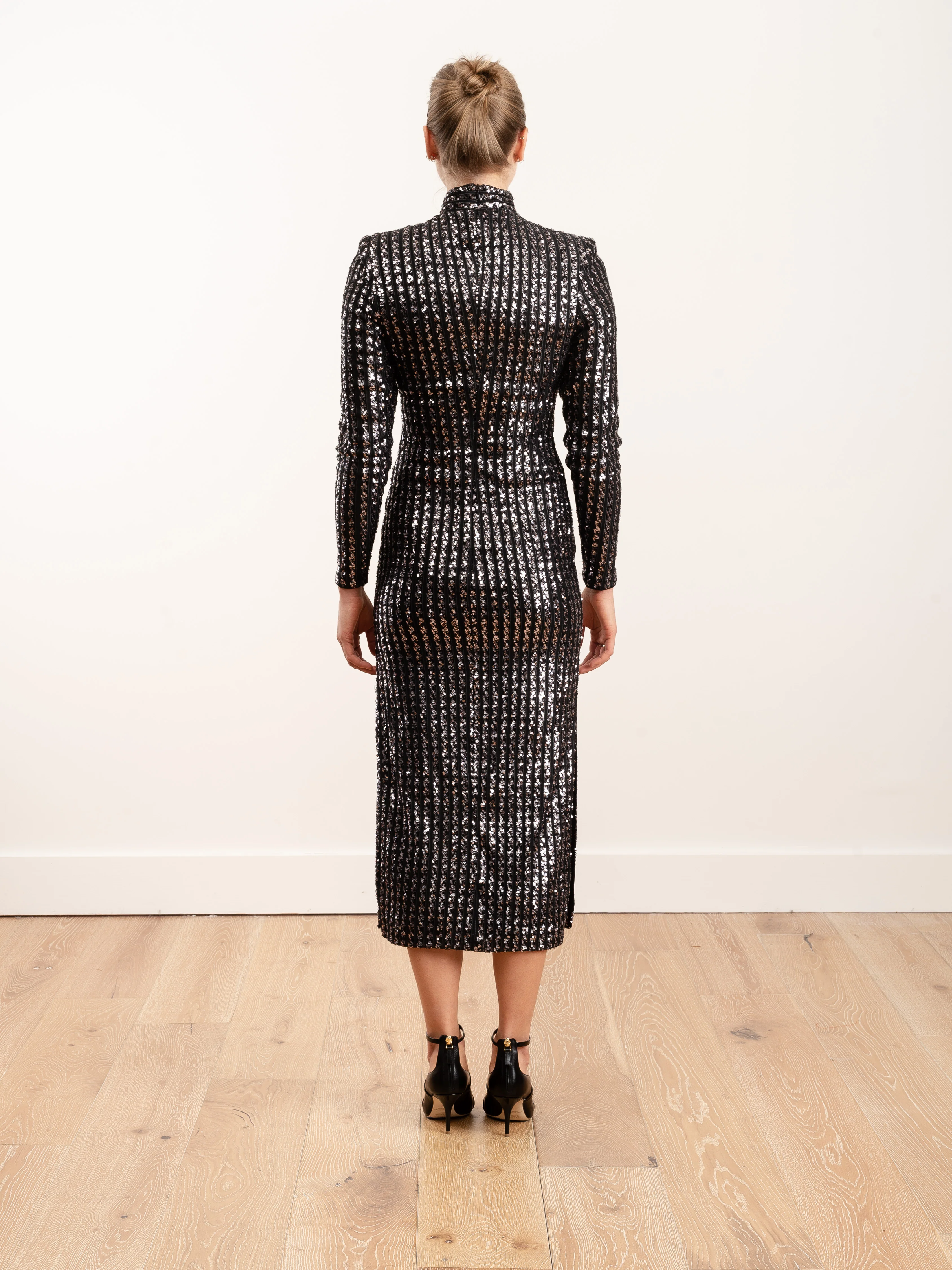 sequin side slit dress - Image 4