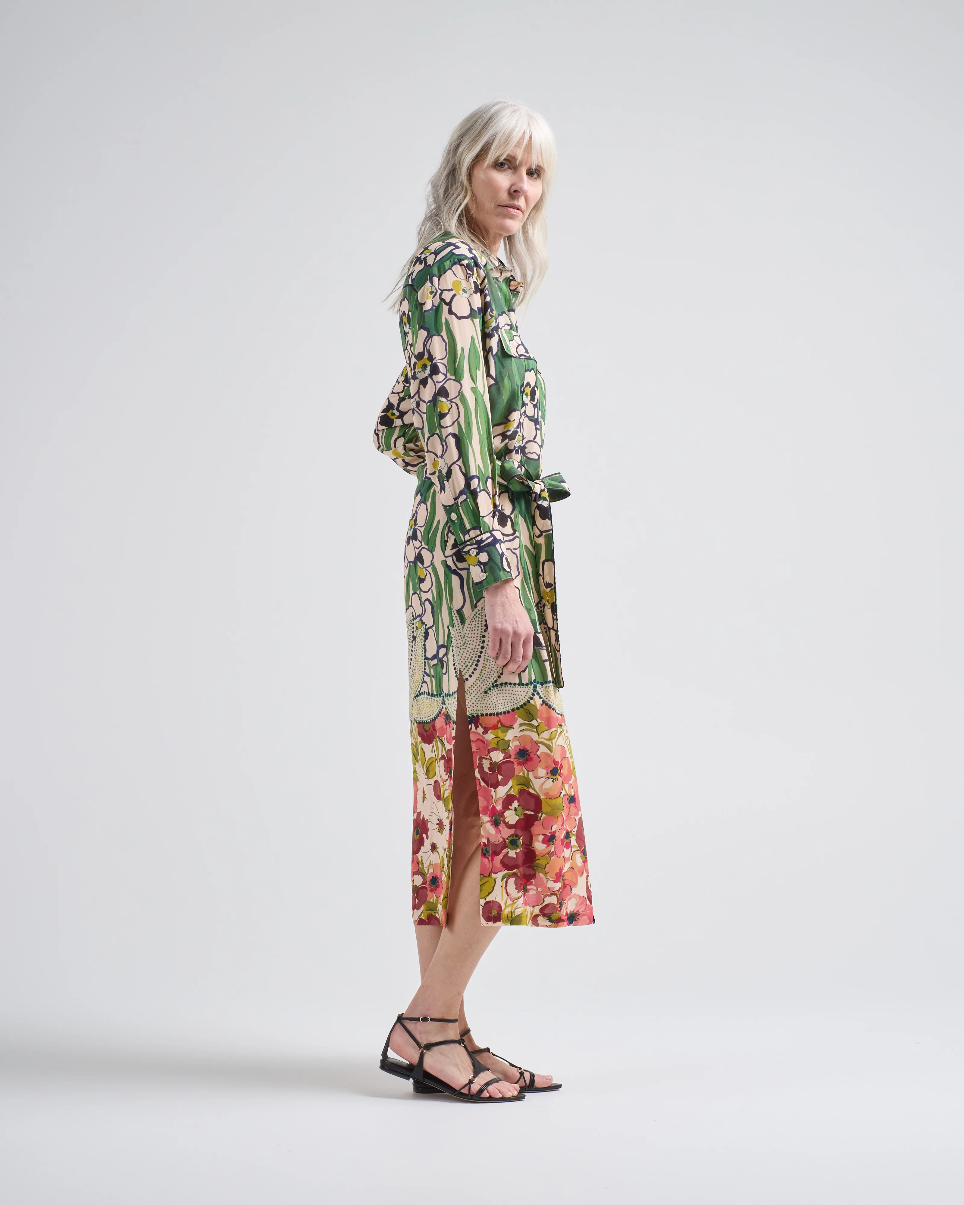 tailored shirt dress - Image 3