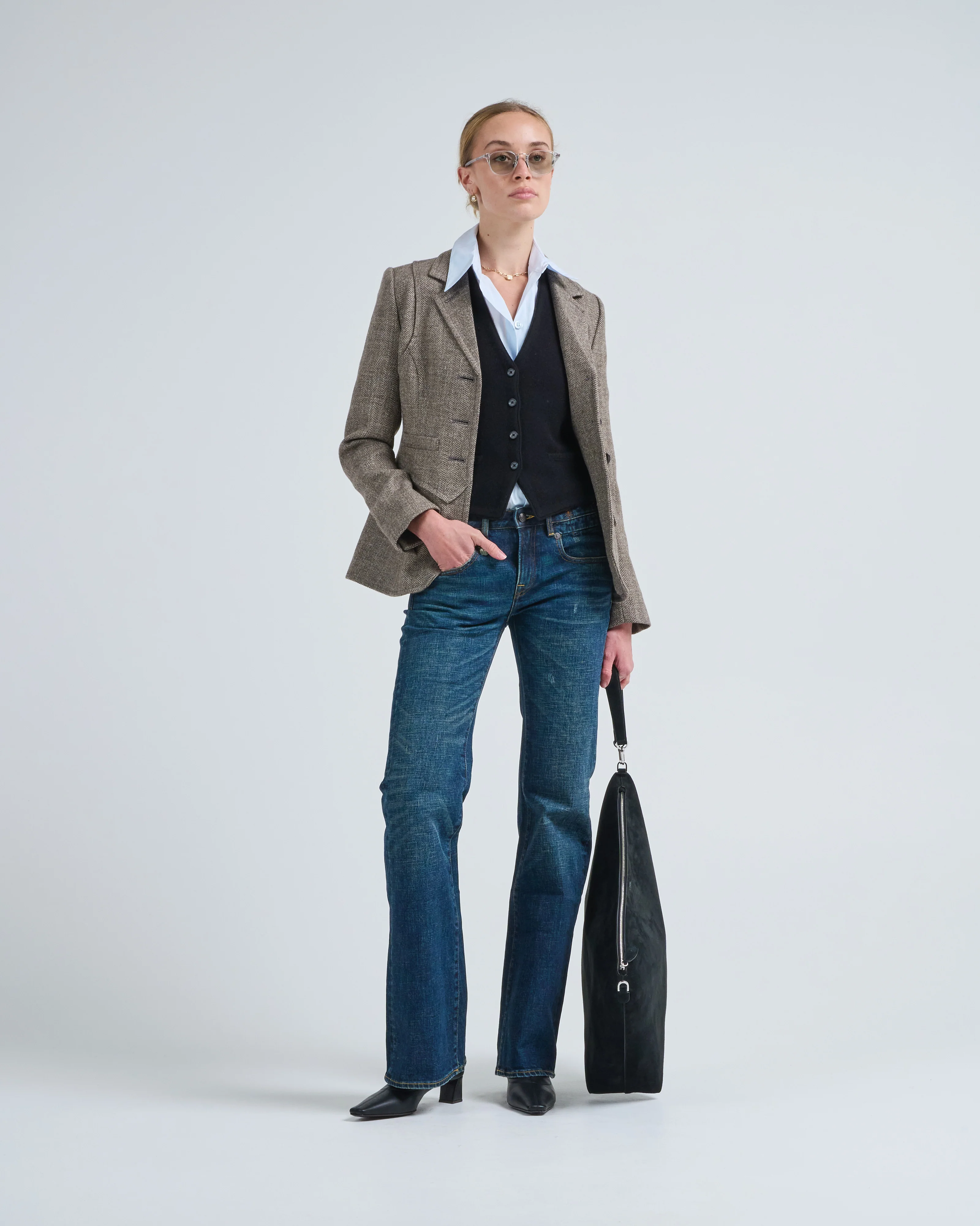 three button blazer