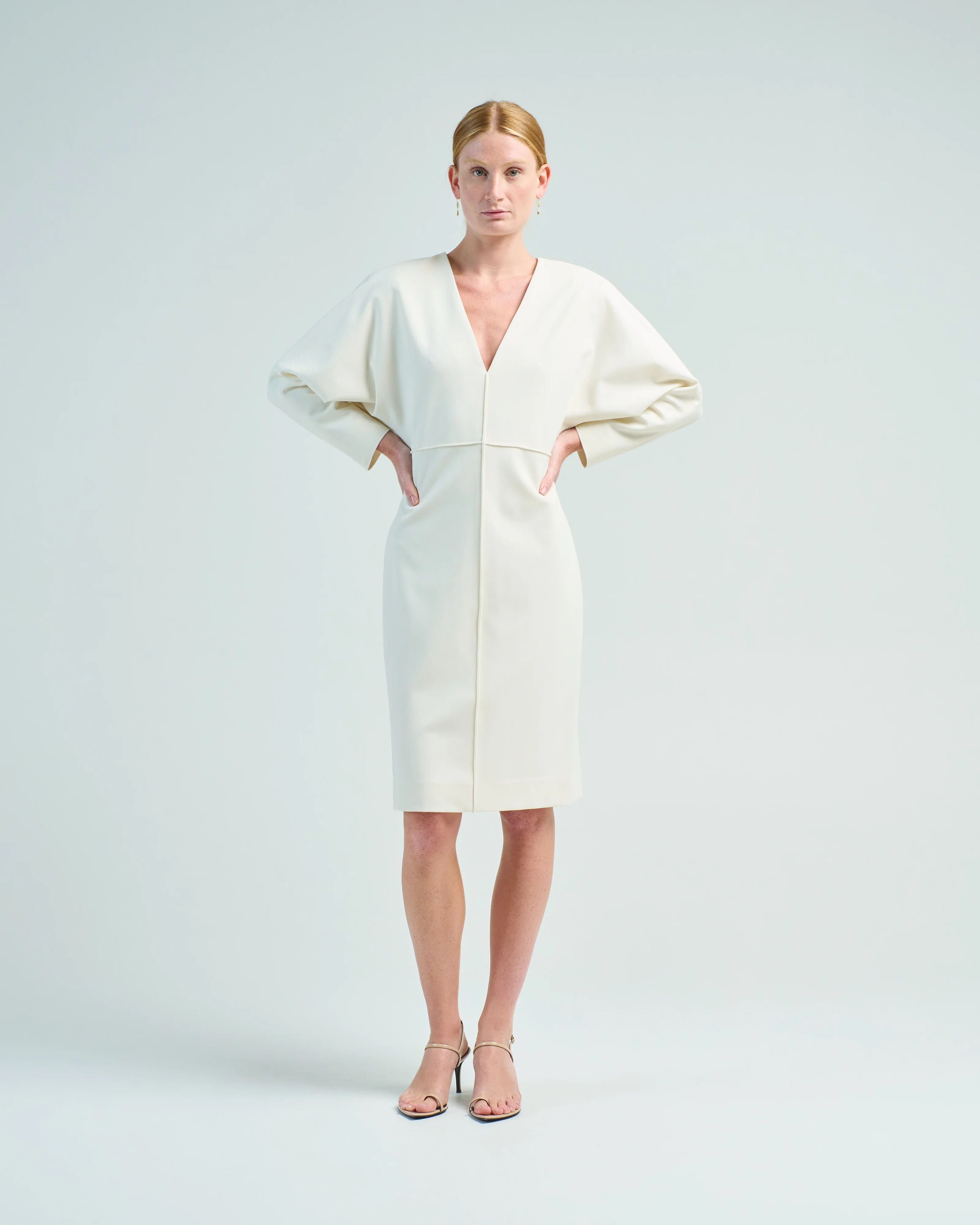 v neck dolman dress - Image 3