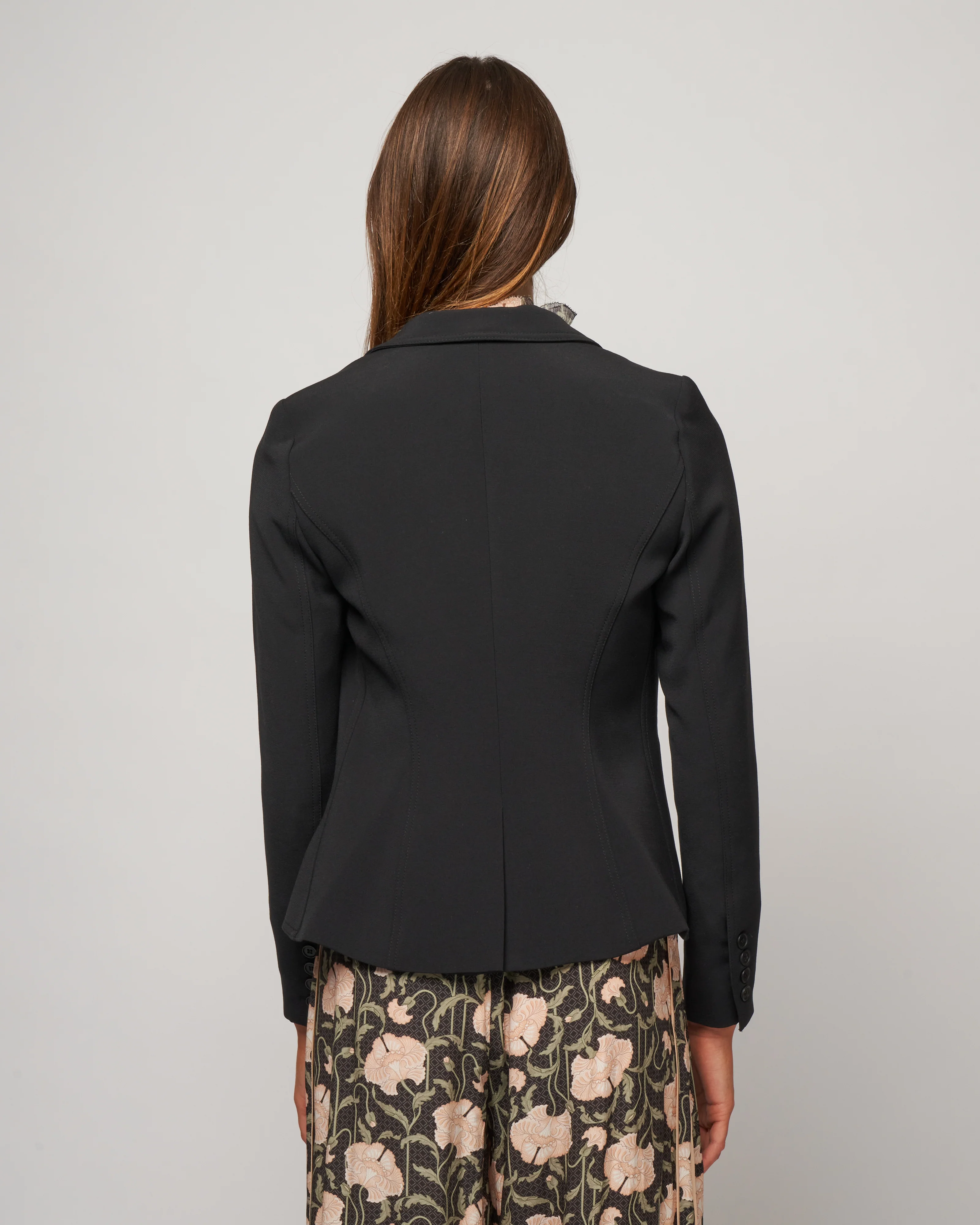 wrap blazer - black - Image 4