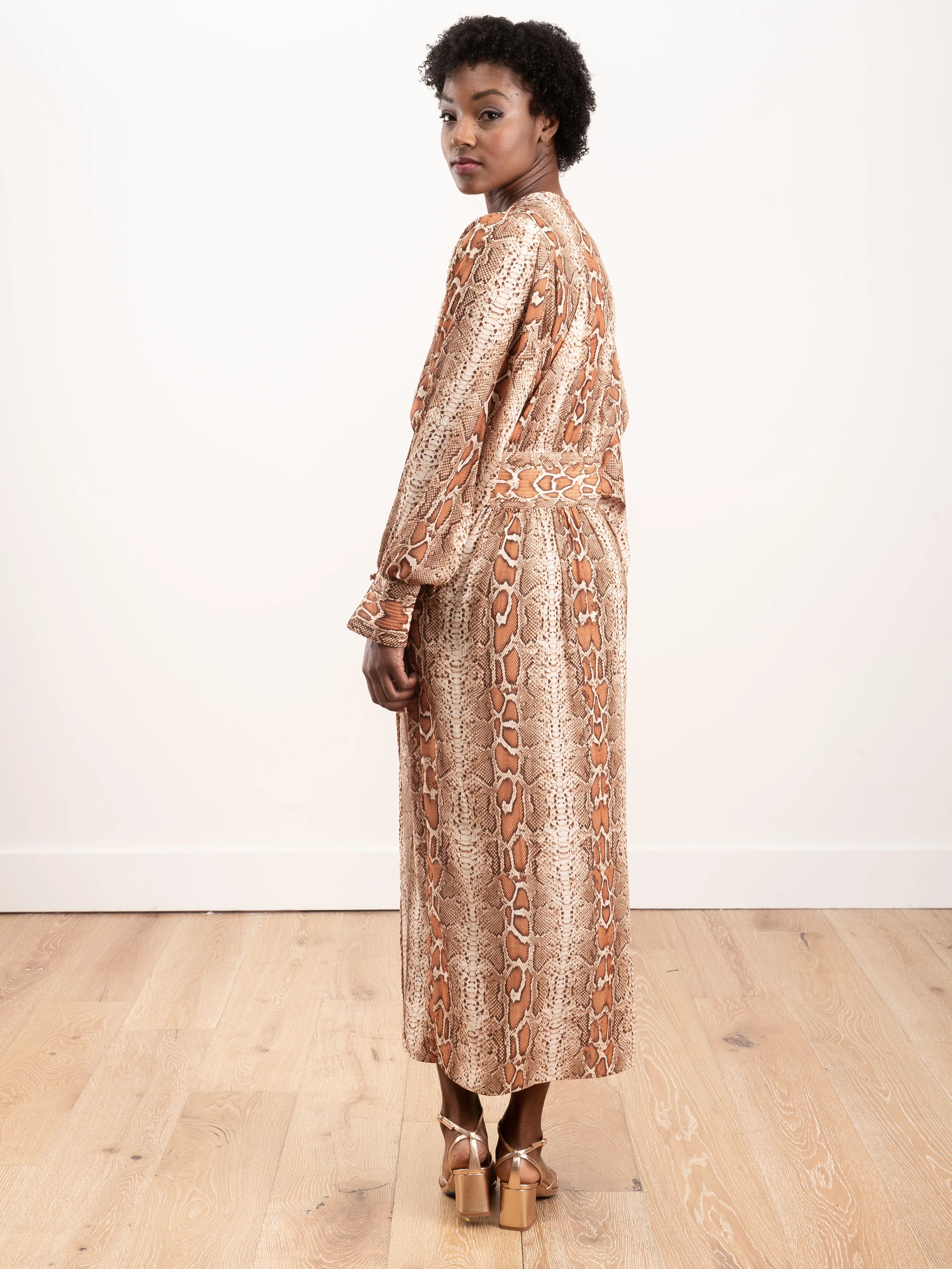 wrap dress - desert snake - Image 5