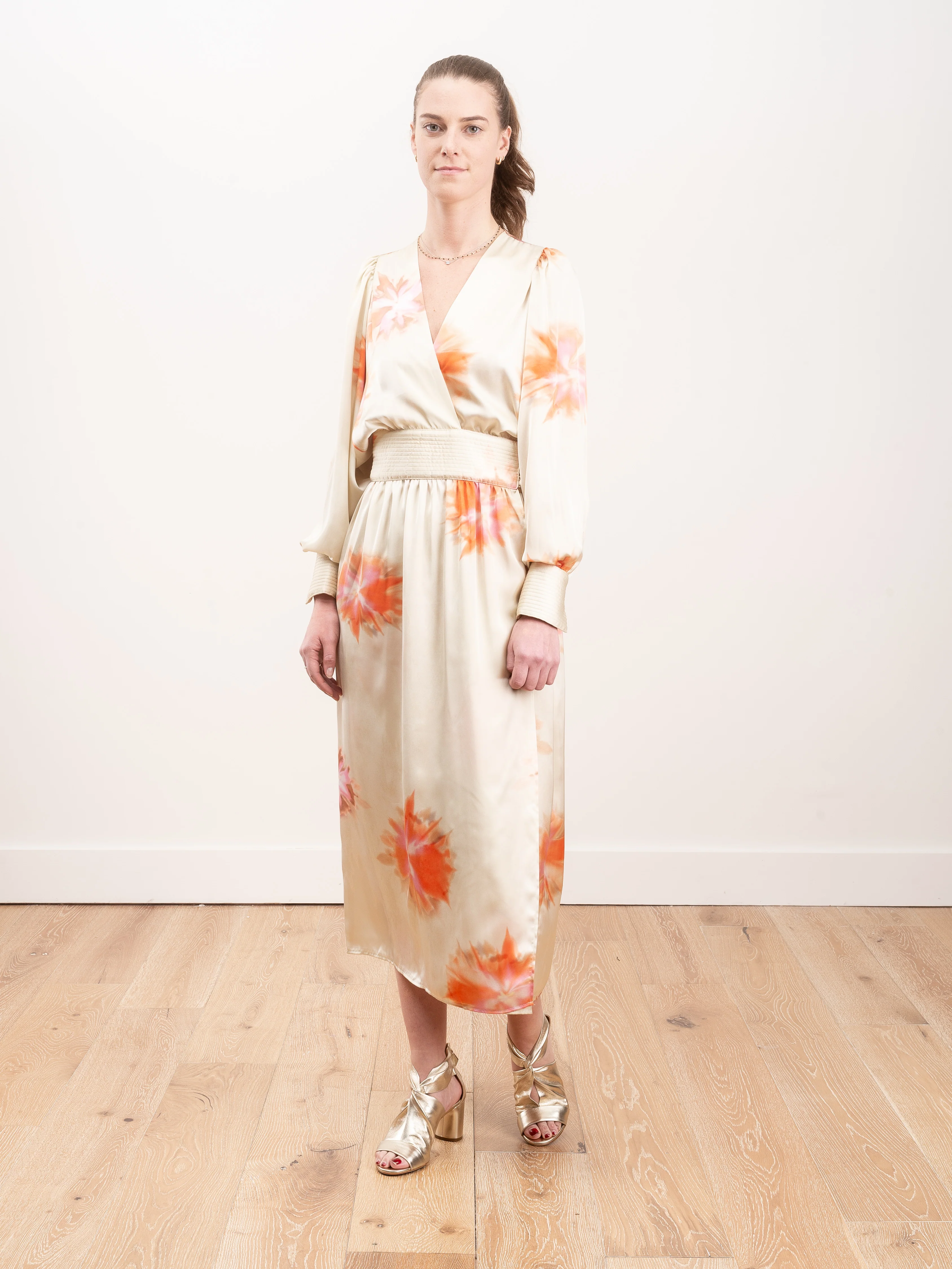 wrap dress - tie dye - Image 2