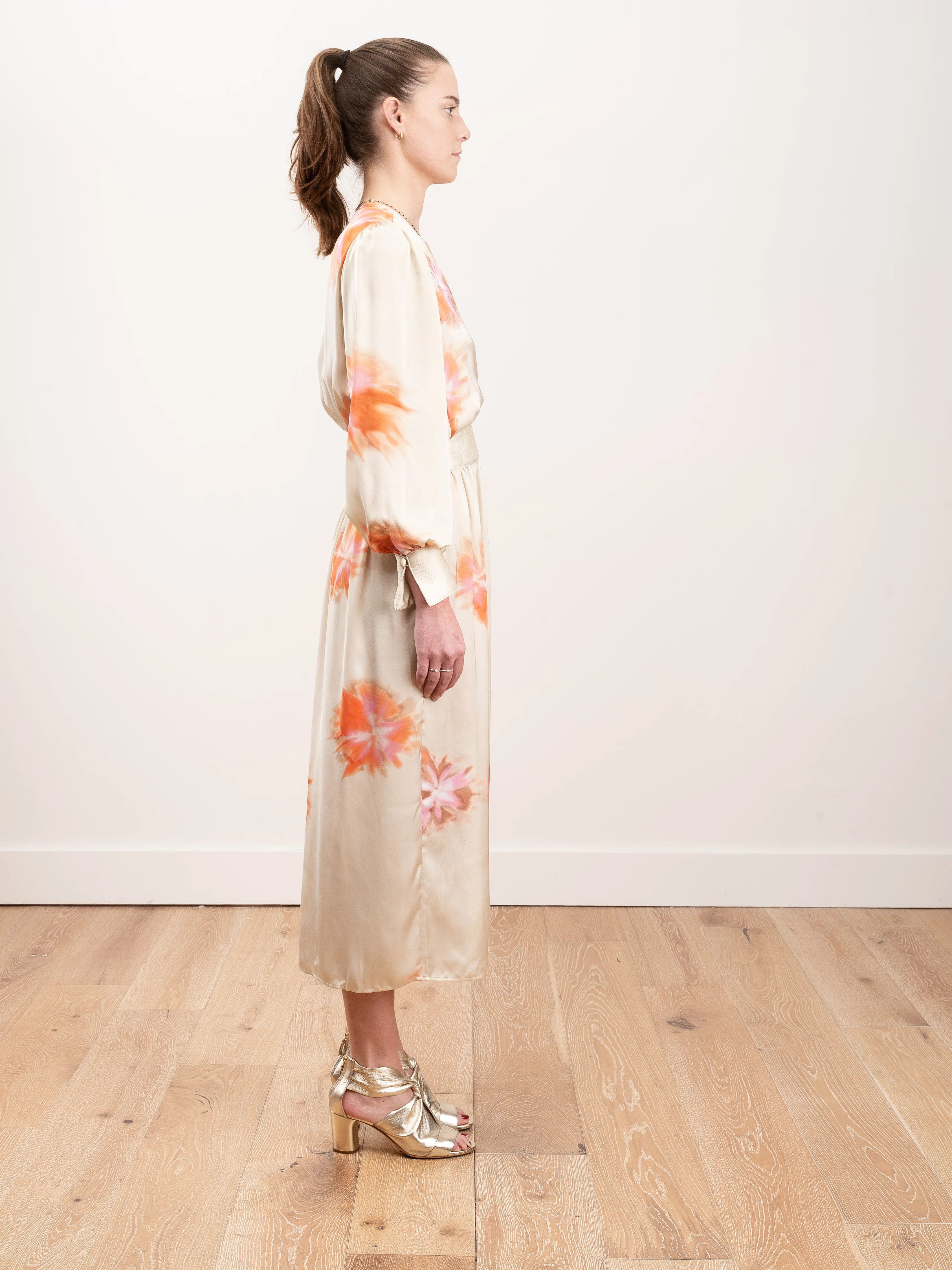 wrap dress - tie dye - Image 3