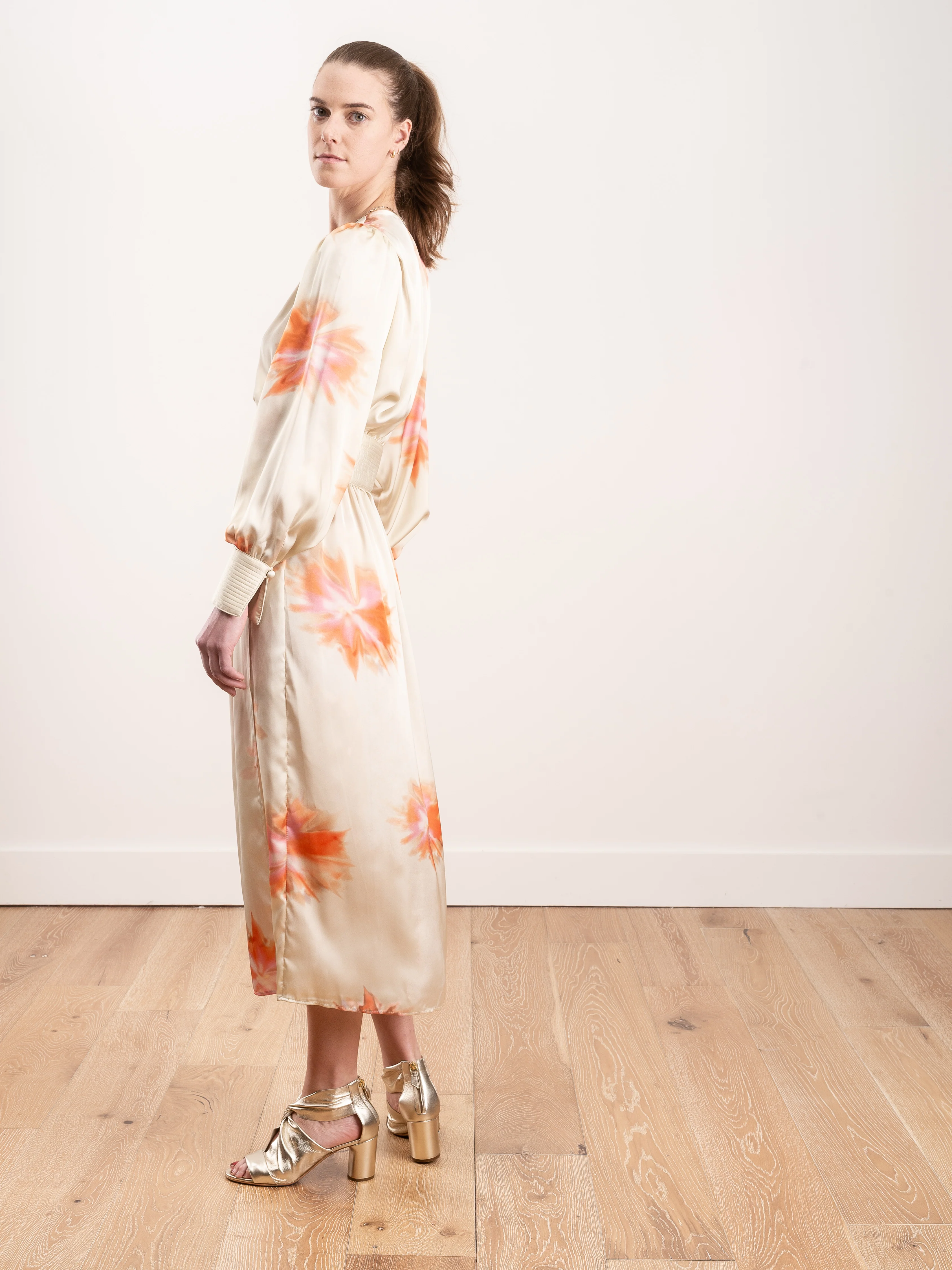 wrap dress - tie dye - Image 5