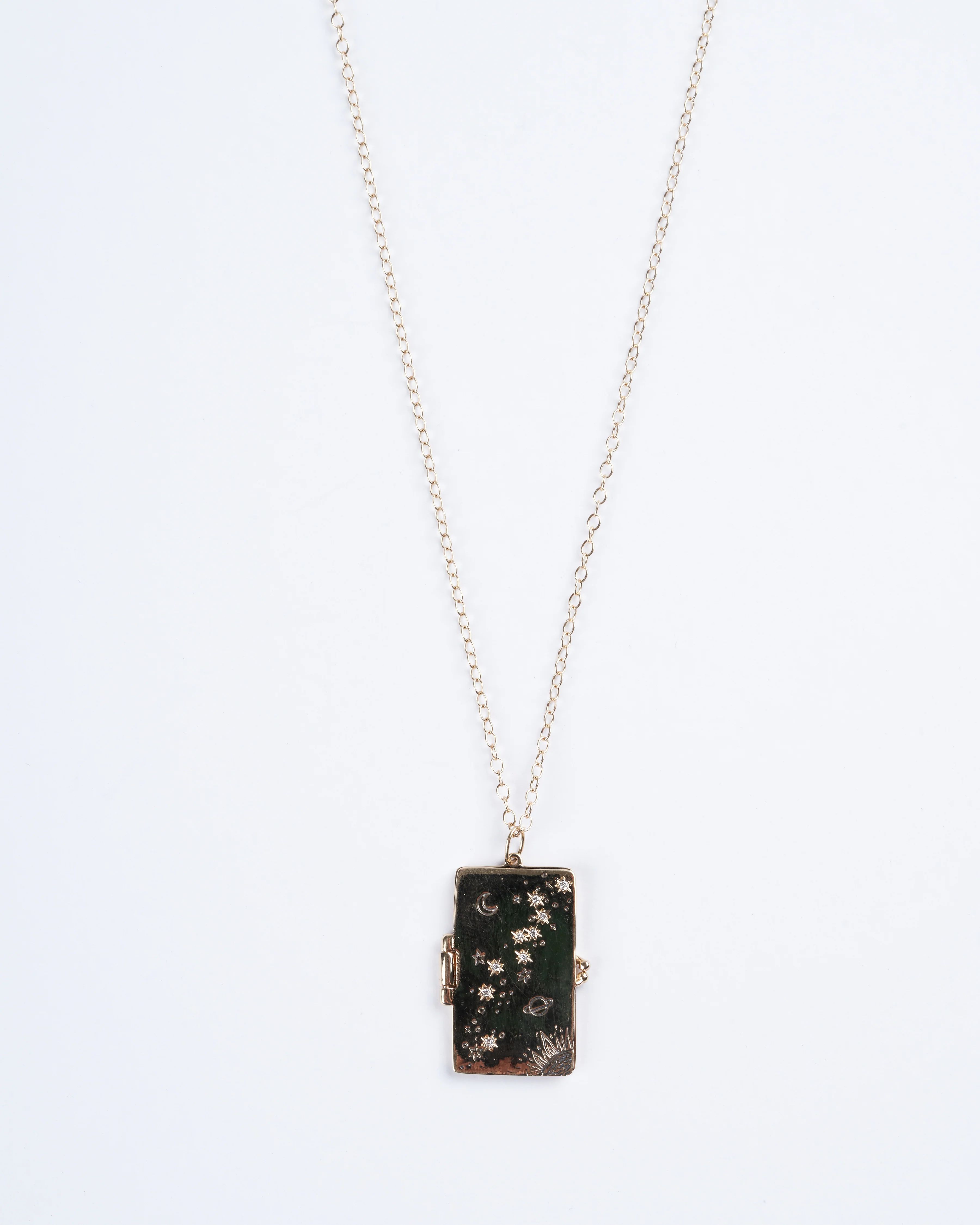 star dust locket w/ 20" chain - Image 3