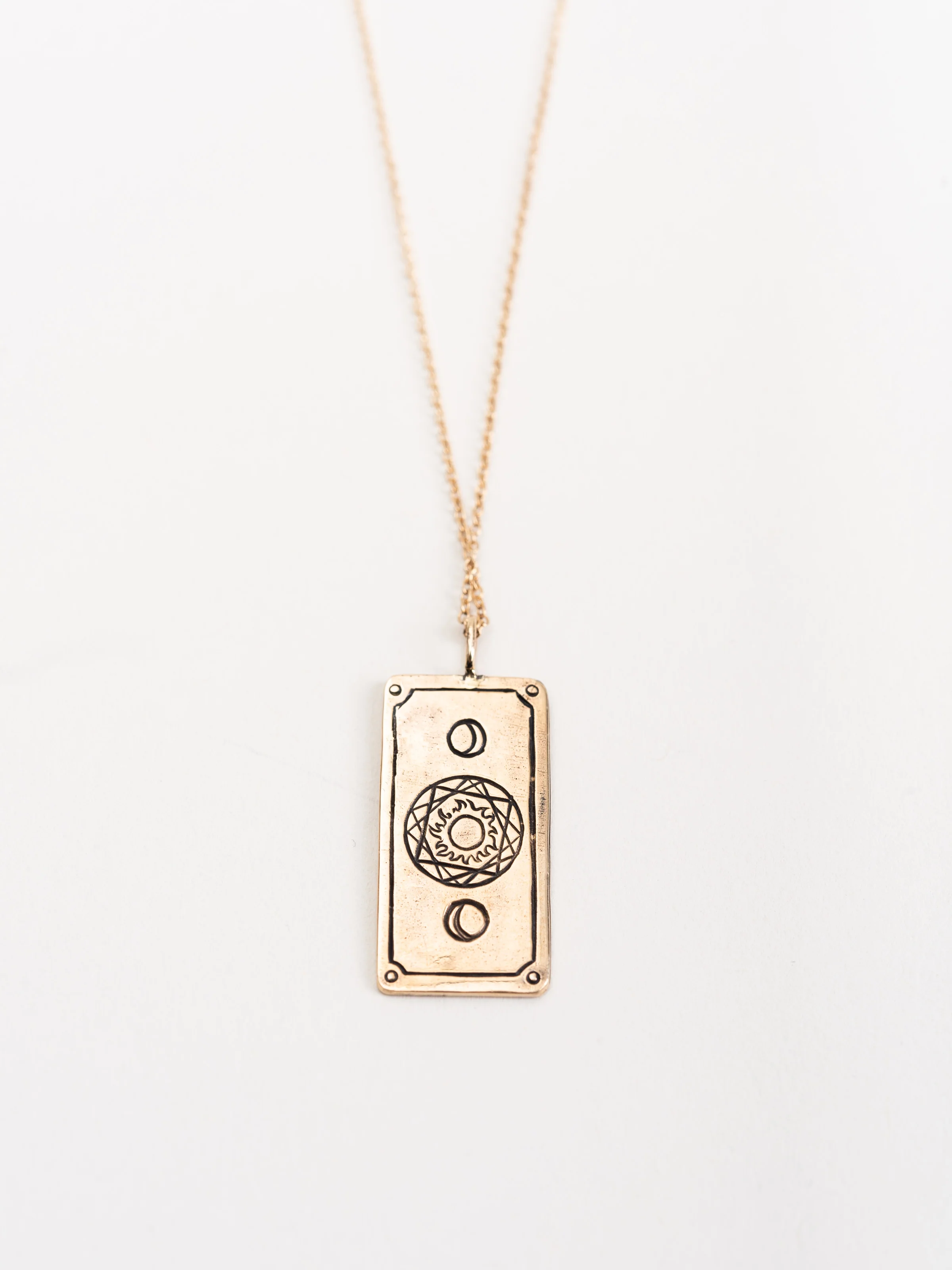 tarot card pendant - three of swords - Image 2