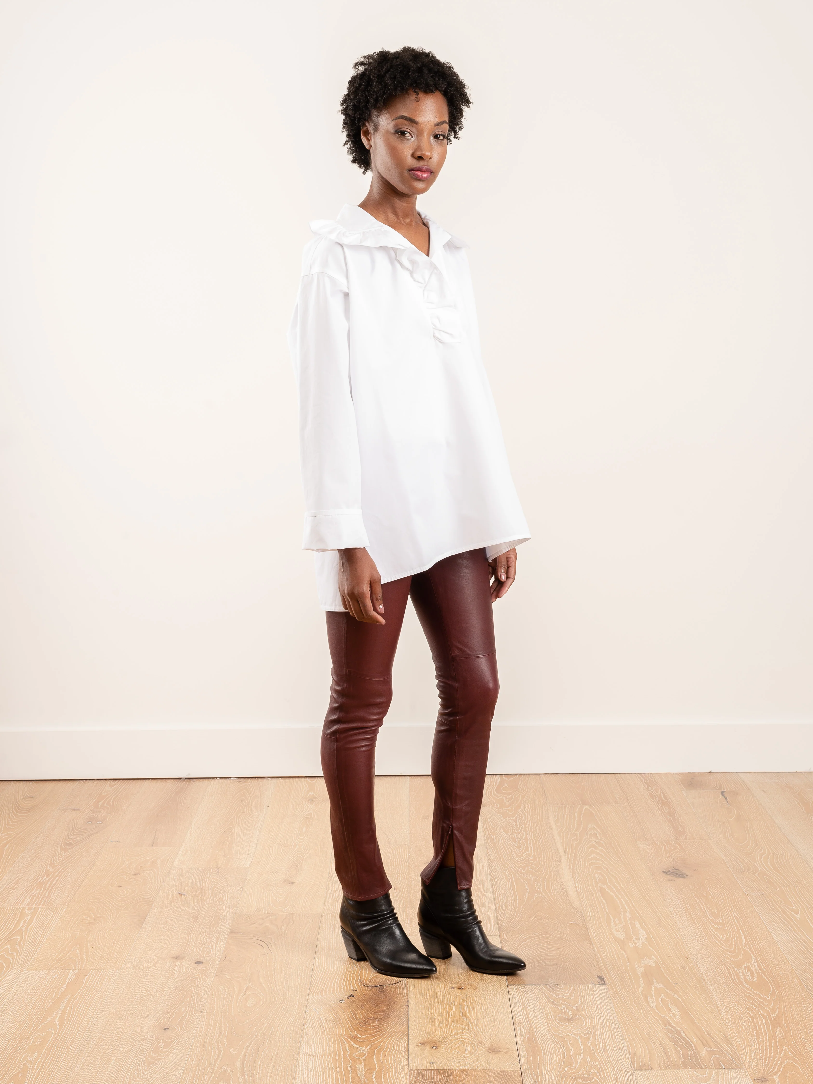 balmoral top - white