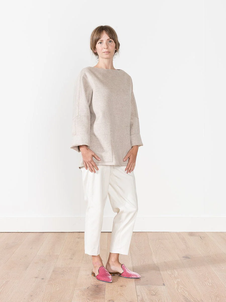 bay pullover - chinchilla