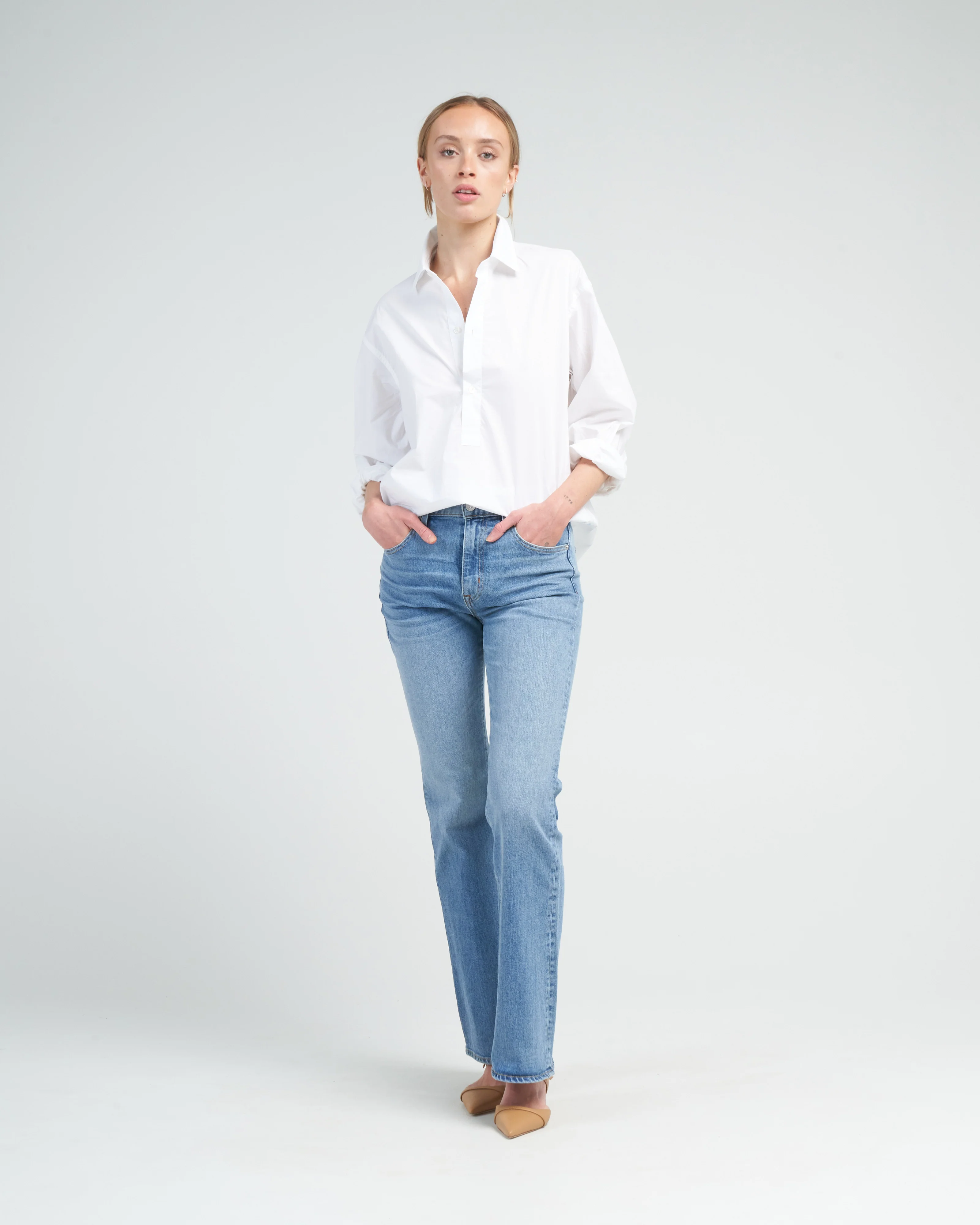 popover shirt - white - Image 2