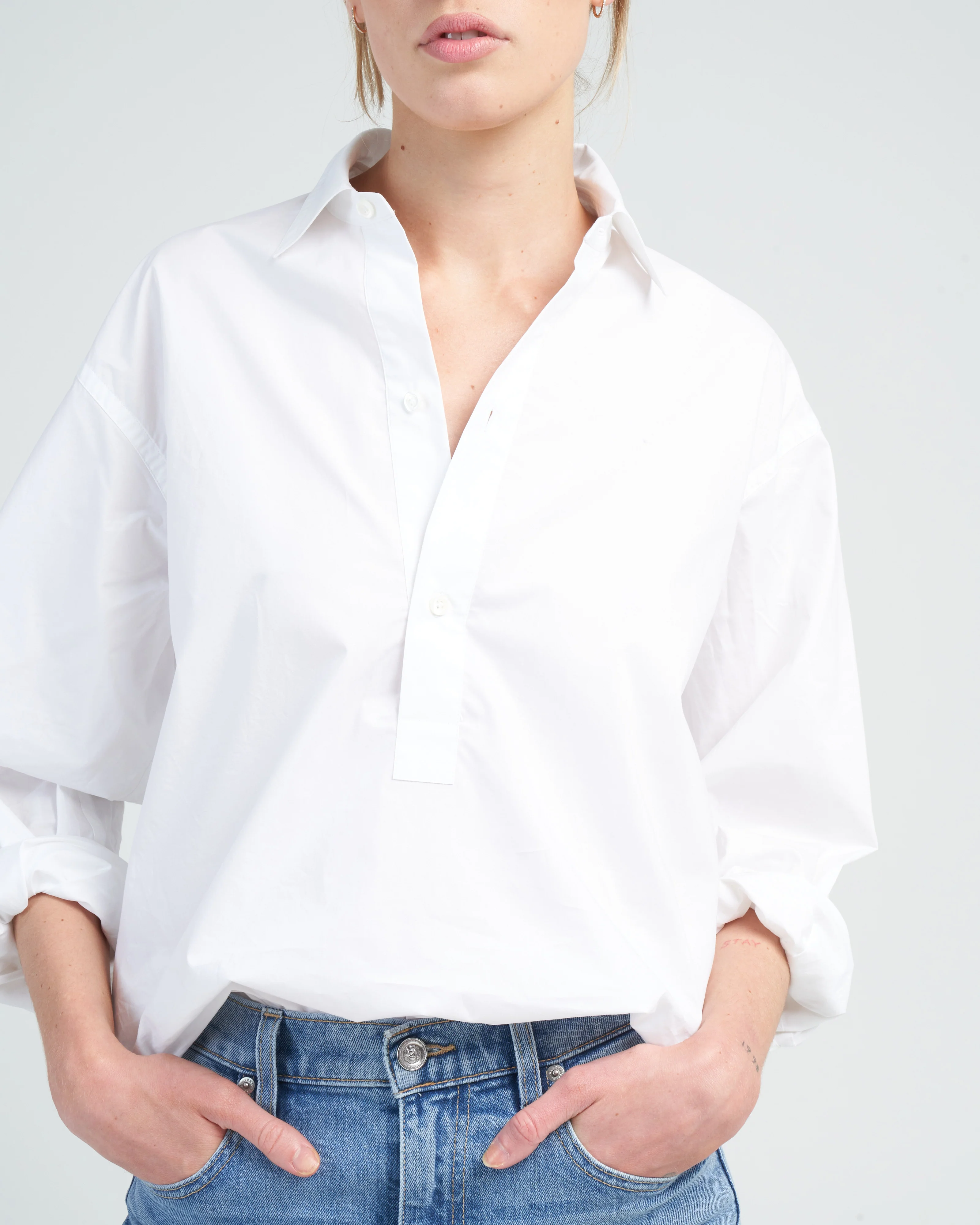 popover shirt - white - Image 5