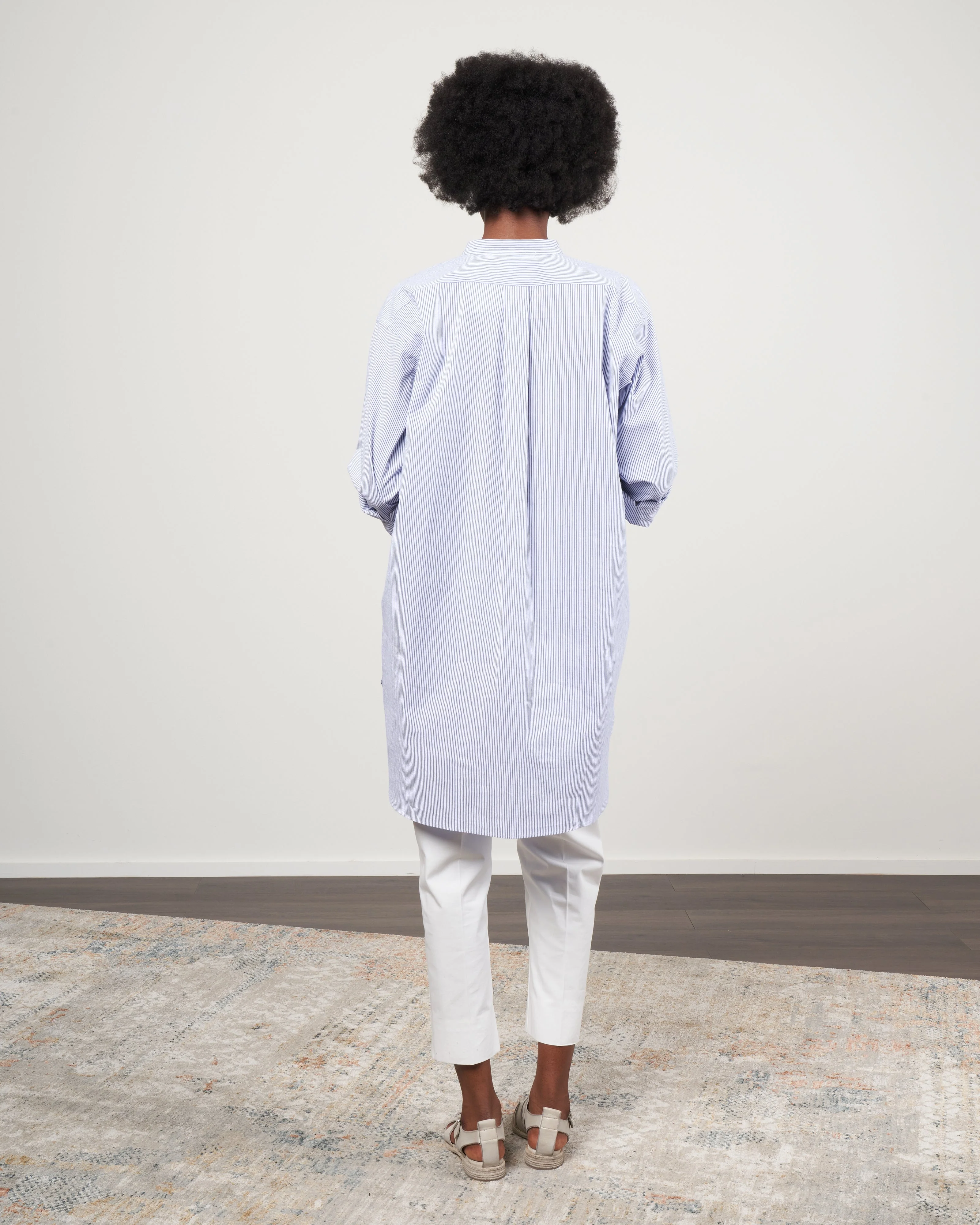 bossa oversized shirt - navy - Image 3