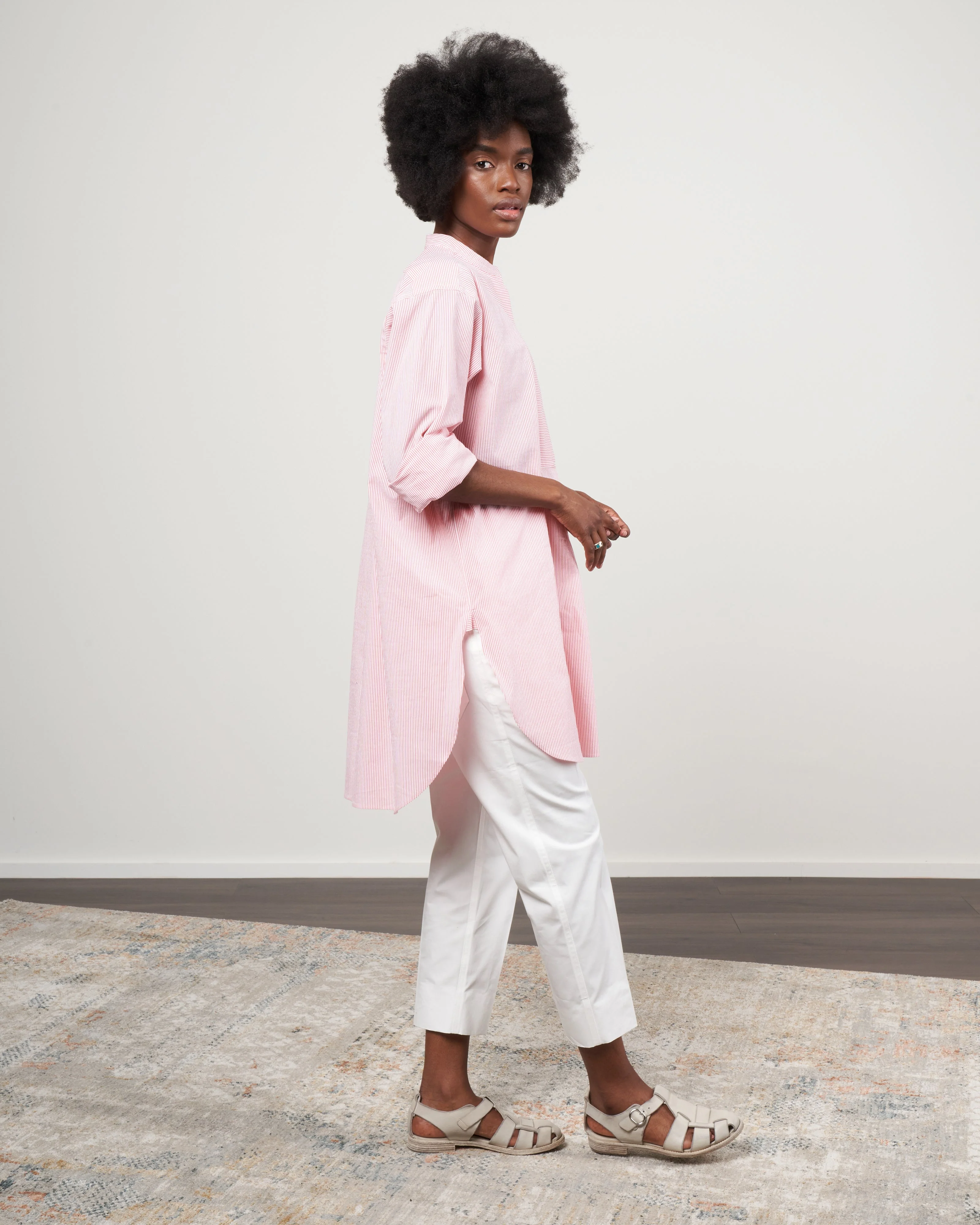 bossa oversized shirt - red - Image 2