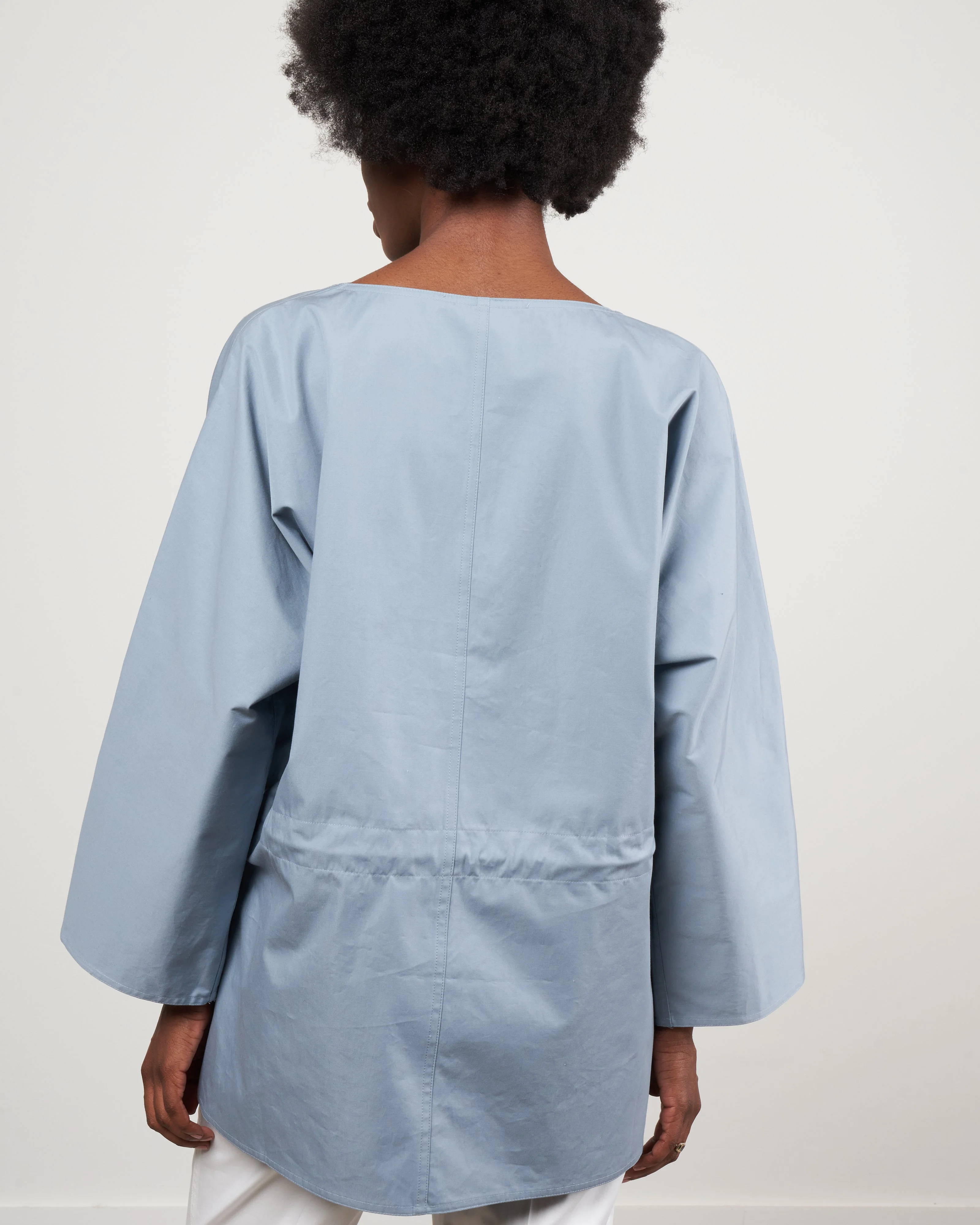 boston v-neck with cinch - inox - Image 4