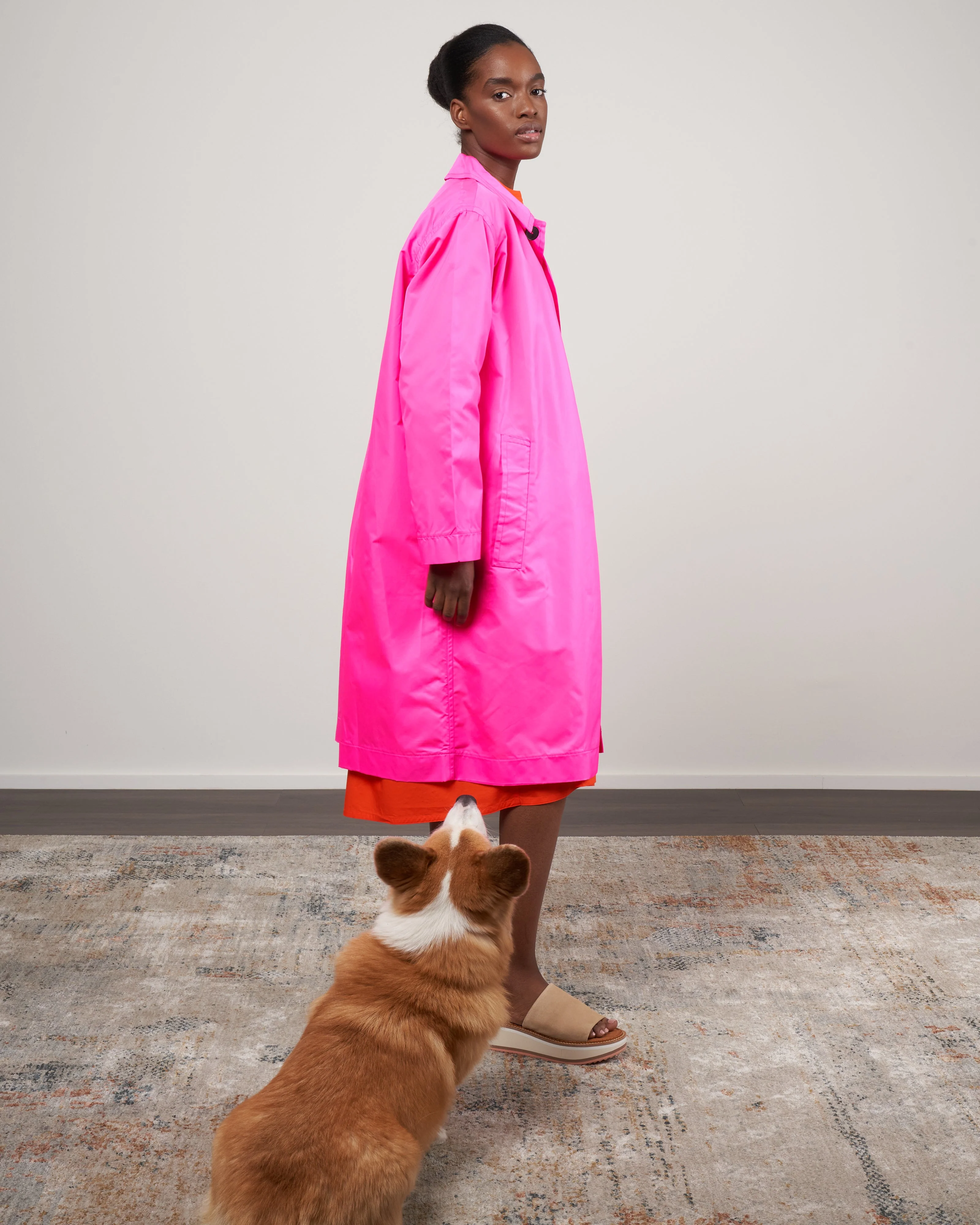 calpe raincoat - fuschia - Image 3