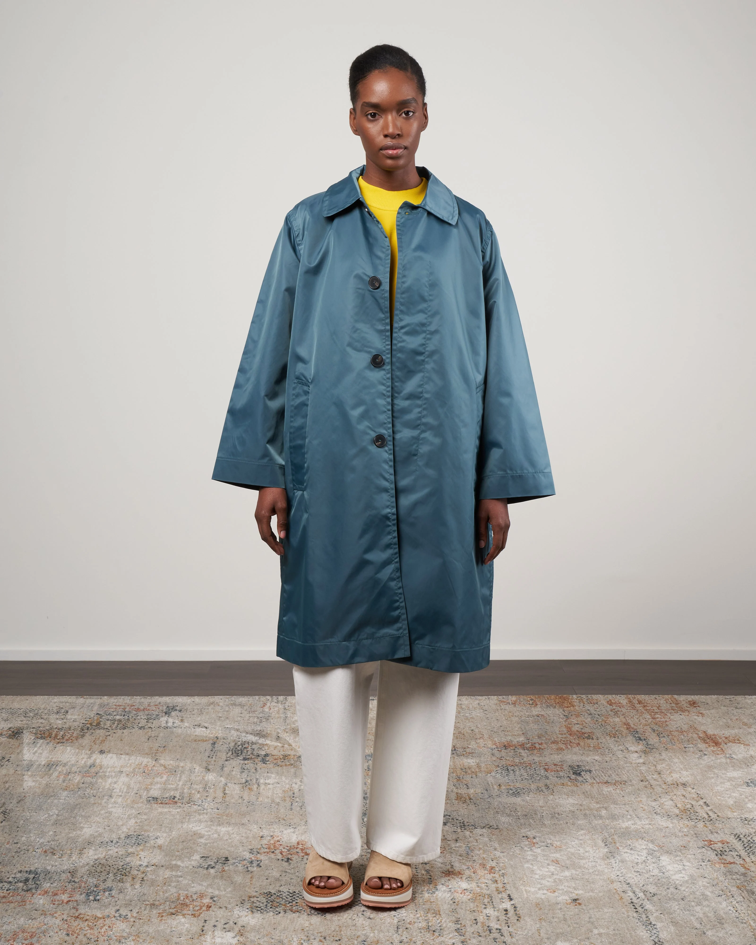 calpe raincoat - petrol
