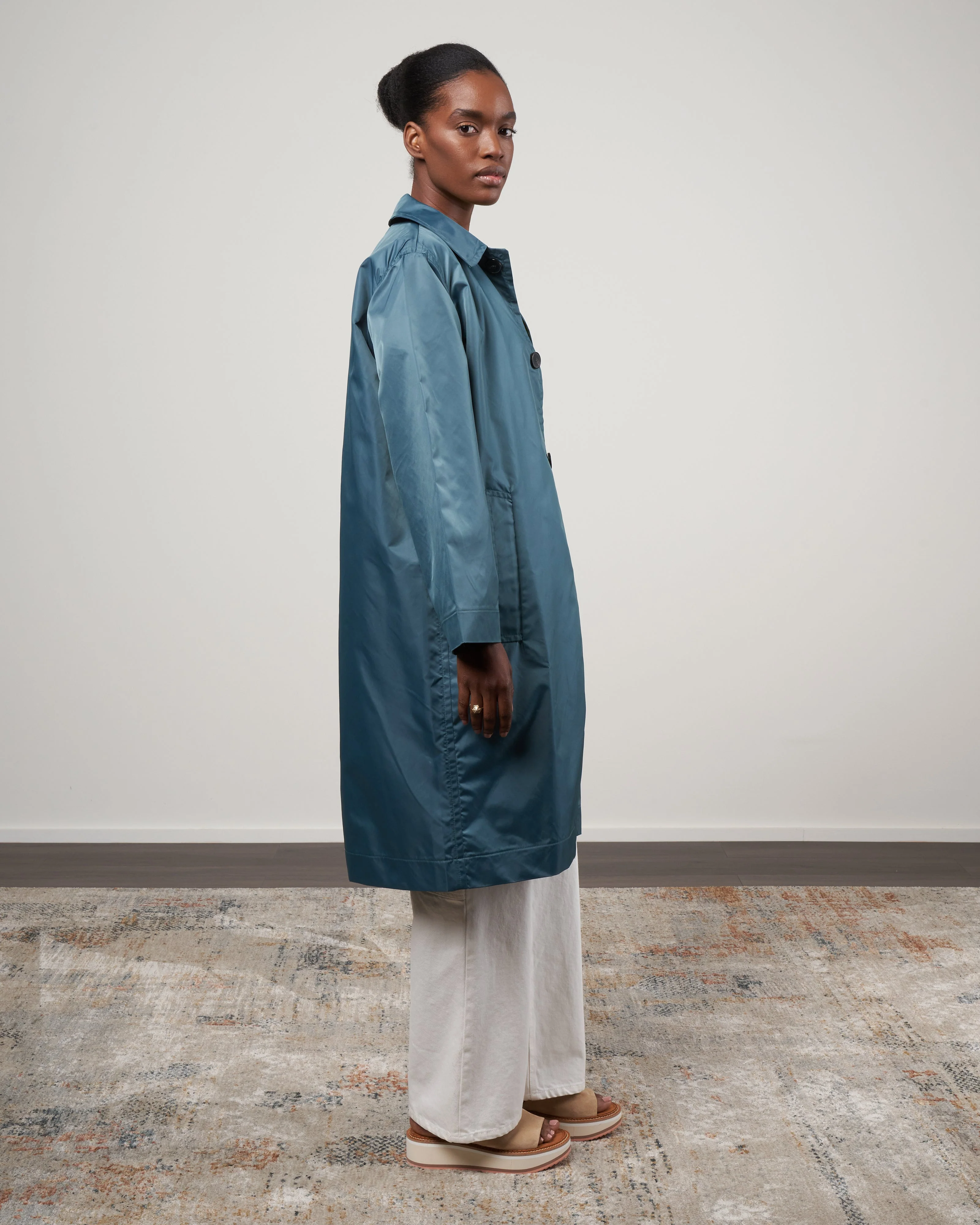 calpe raincoat - petrol - Image 3