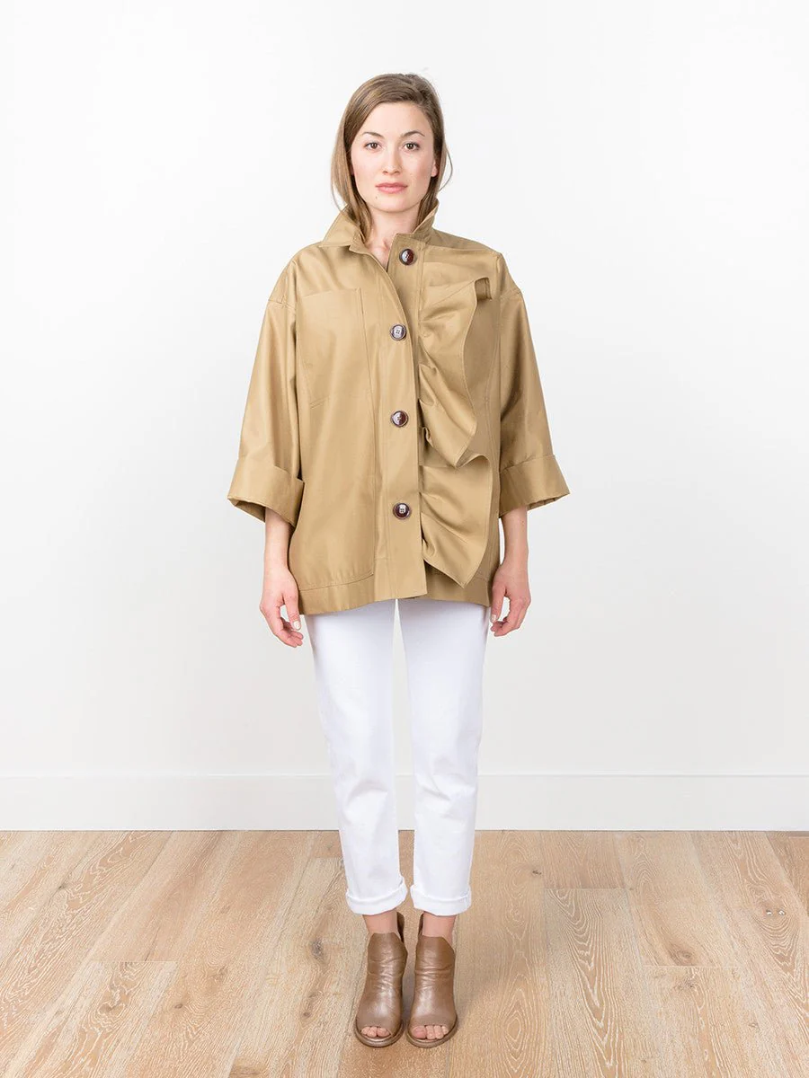 corsica jacket - khaki - Image 7