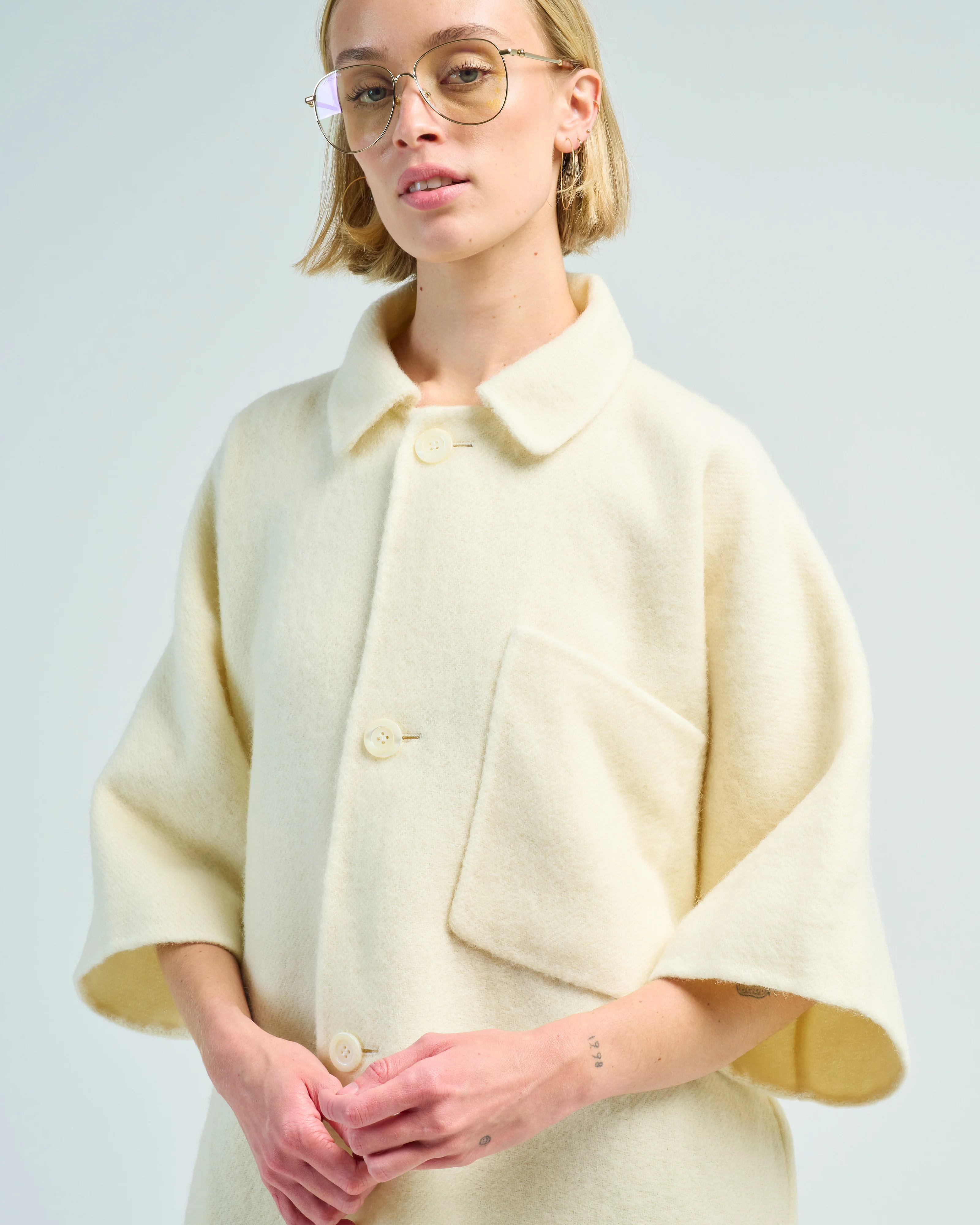 cropped kimono jacket - Image 5