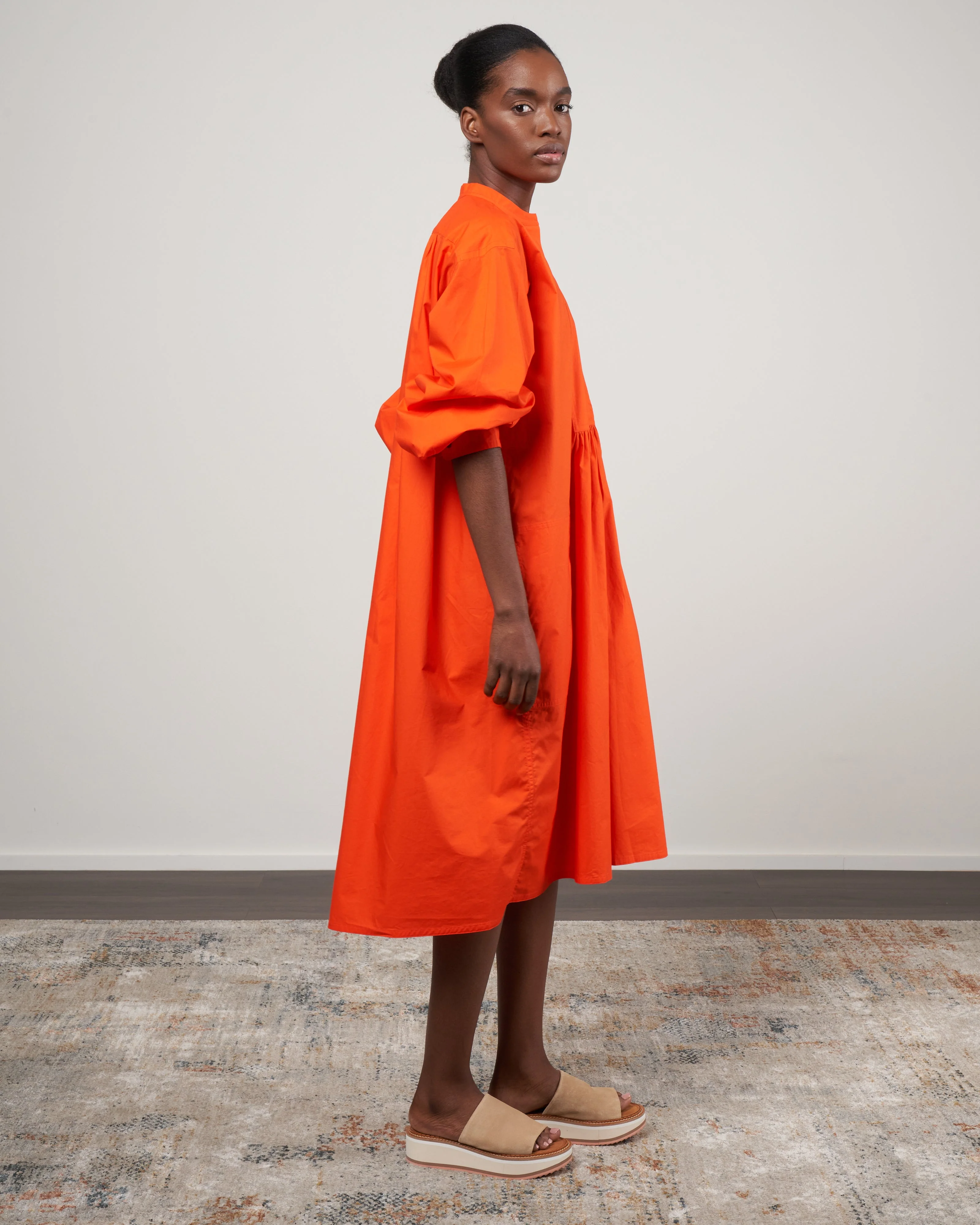 decatina tunic shirt dress - tomato - Image 2