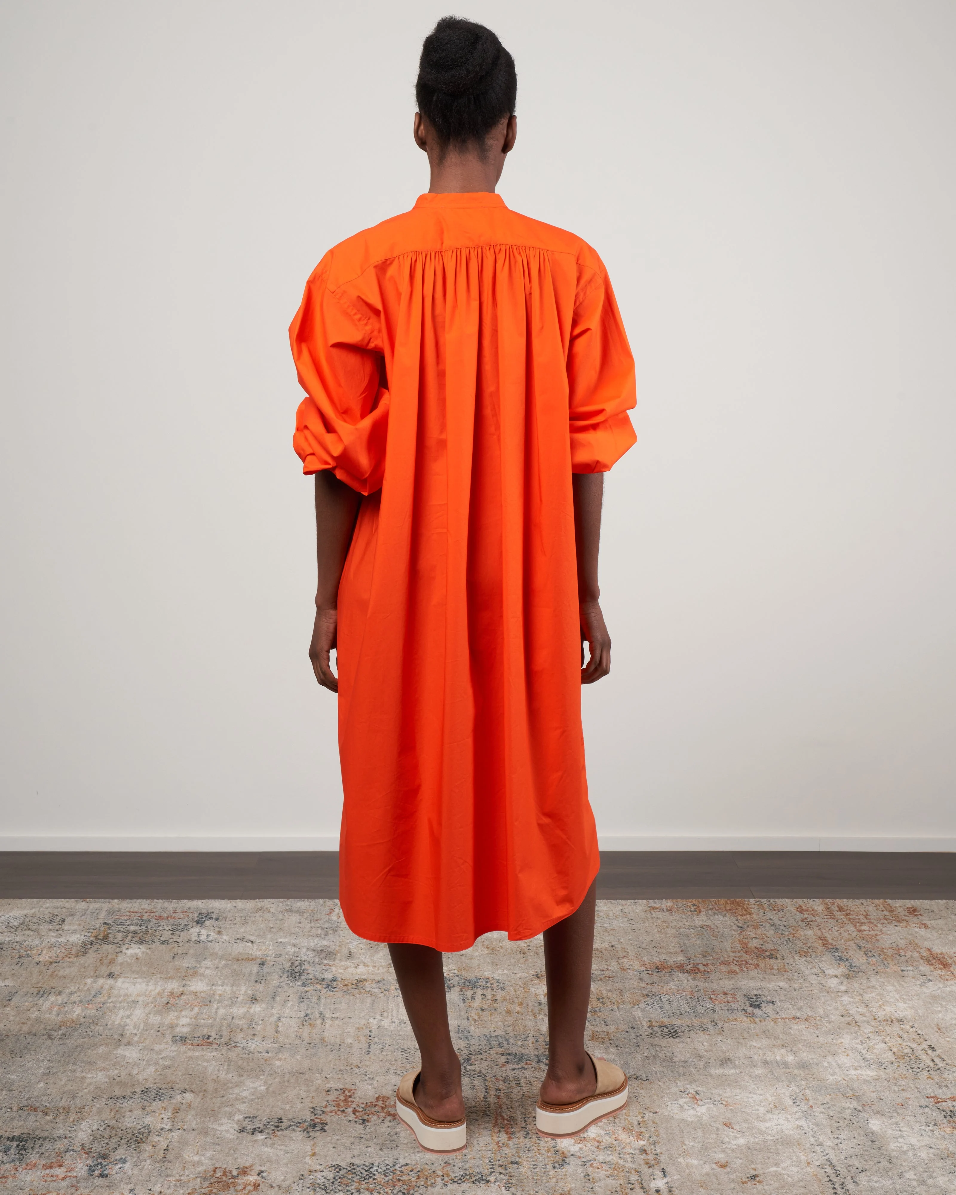 decatina tunic shirt dress - tomato - Image 3