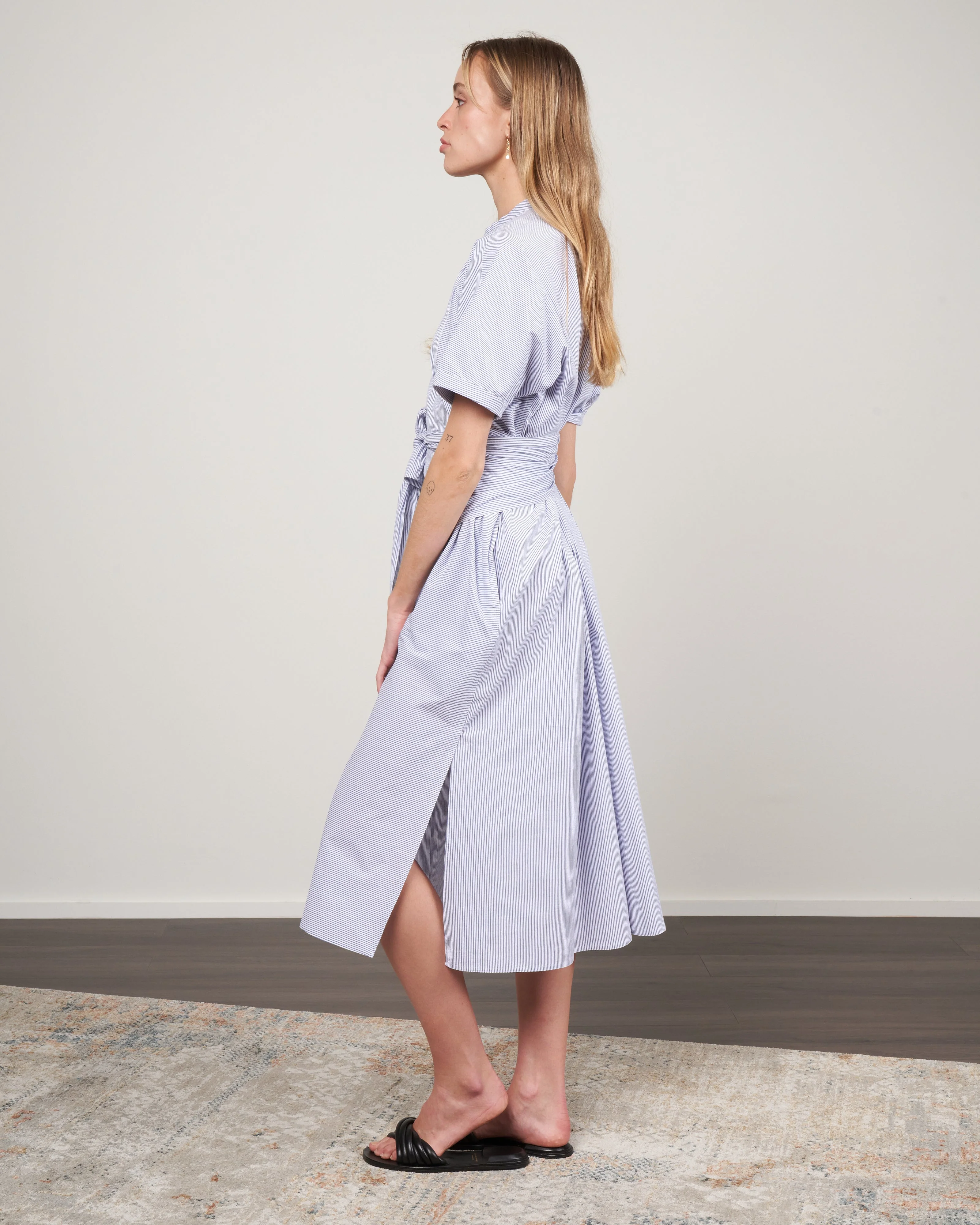 dizzy apron dress - navy - Image 2