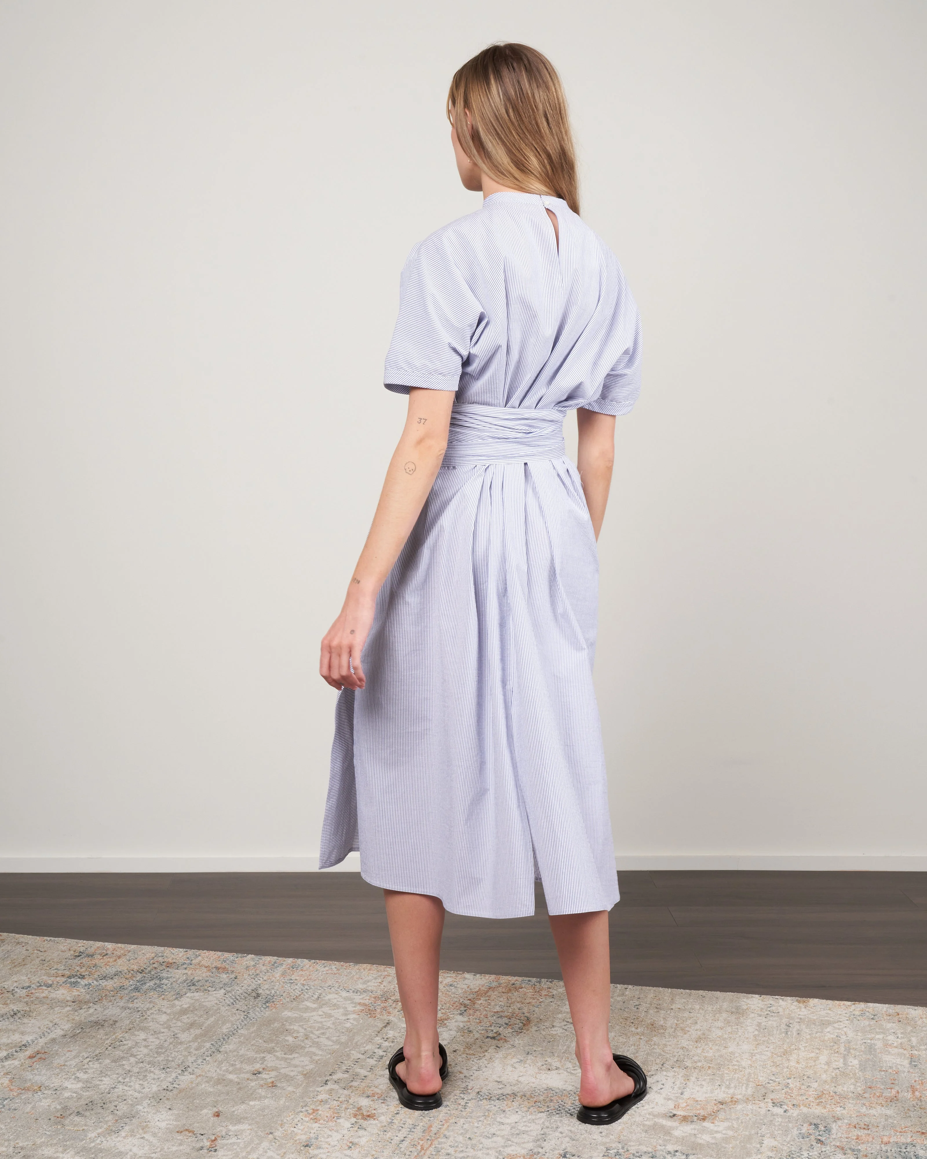 dizzy apron dress - navy - Image 3