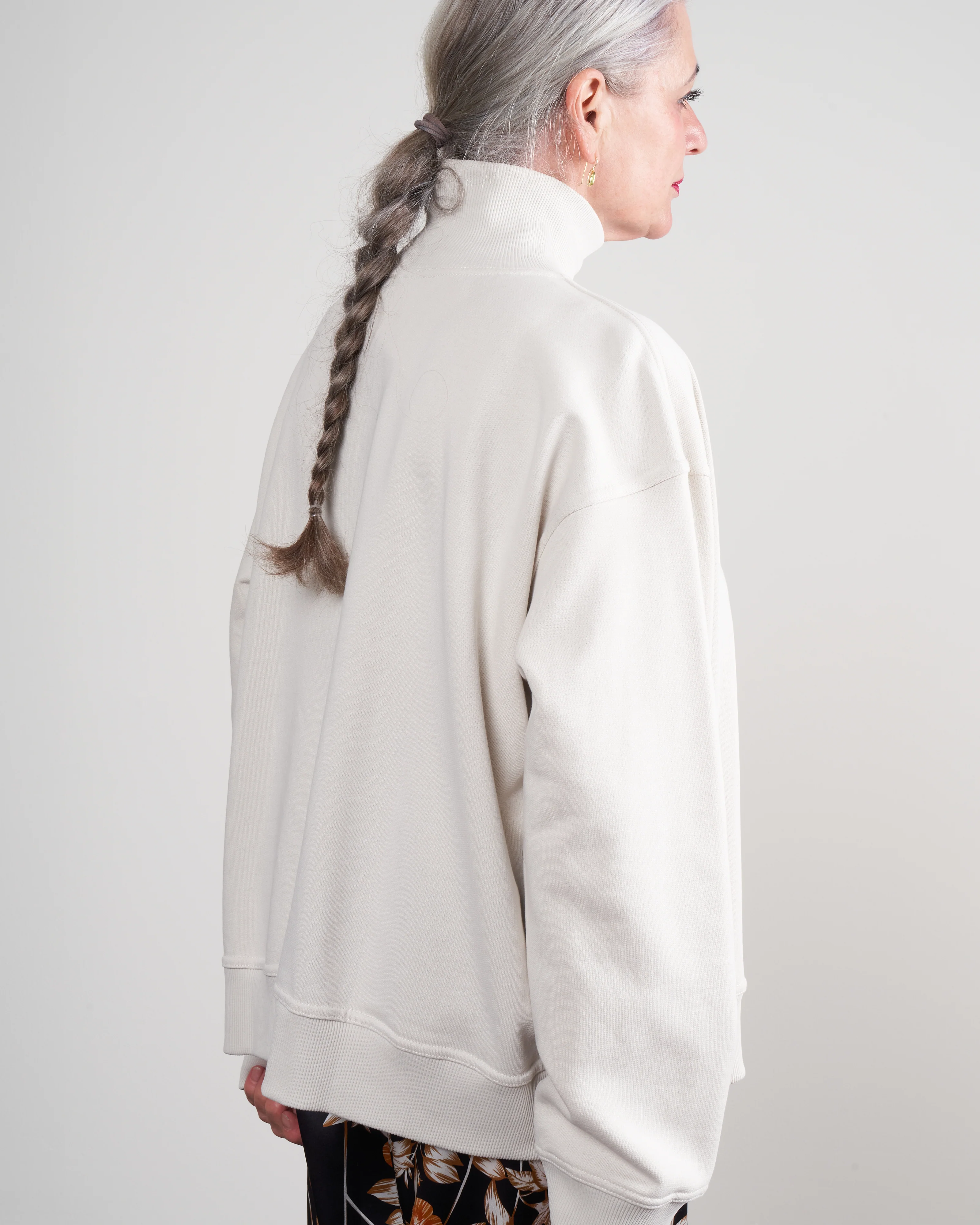 fleece pullover - mastic - Image 3