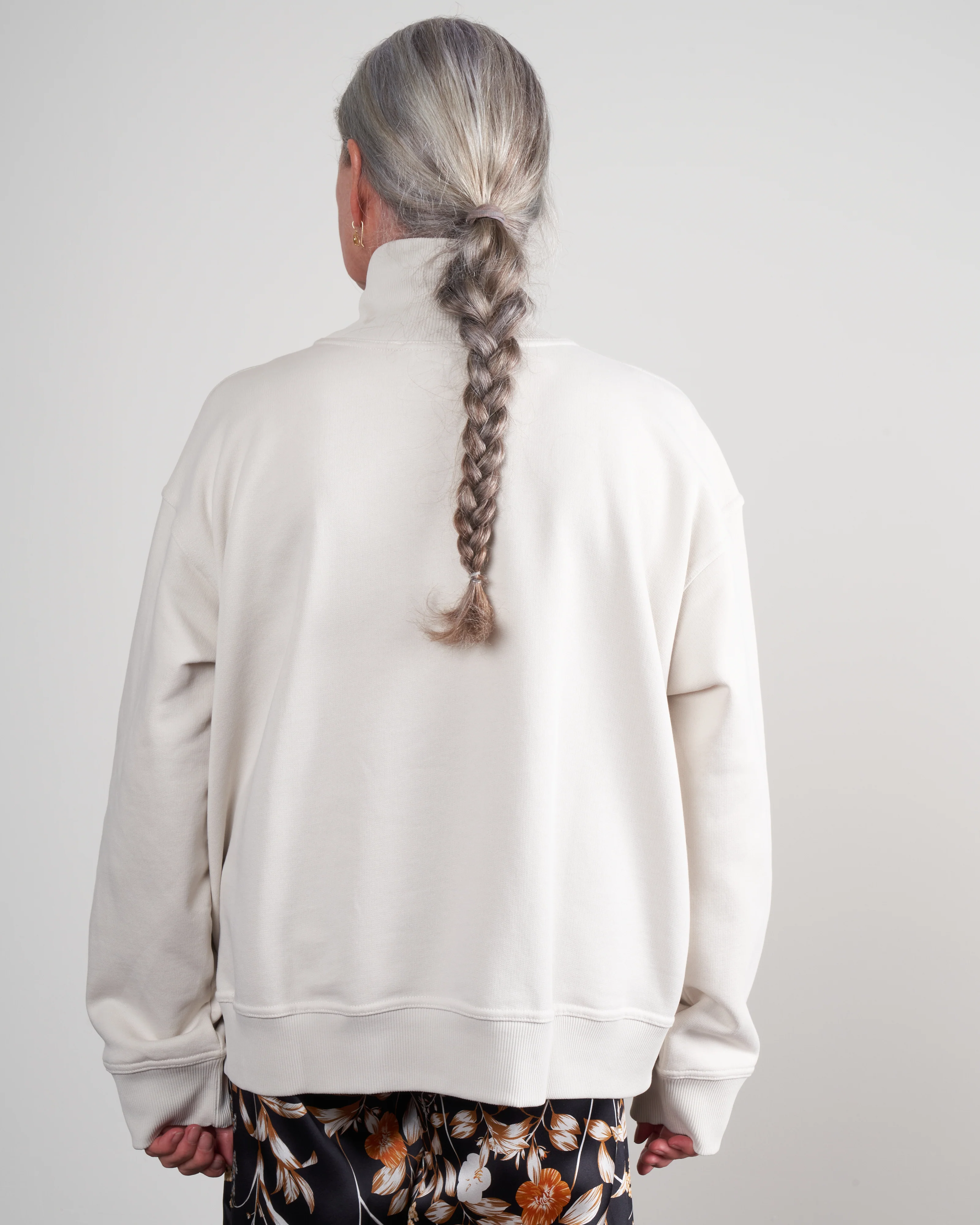 fleece pullover - mastic - Image 4