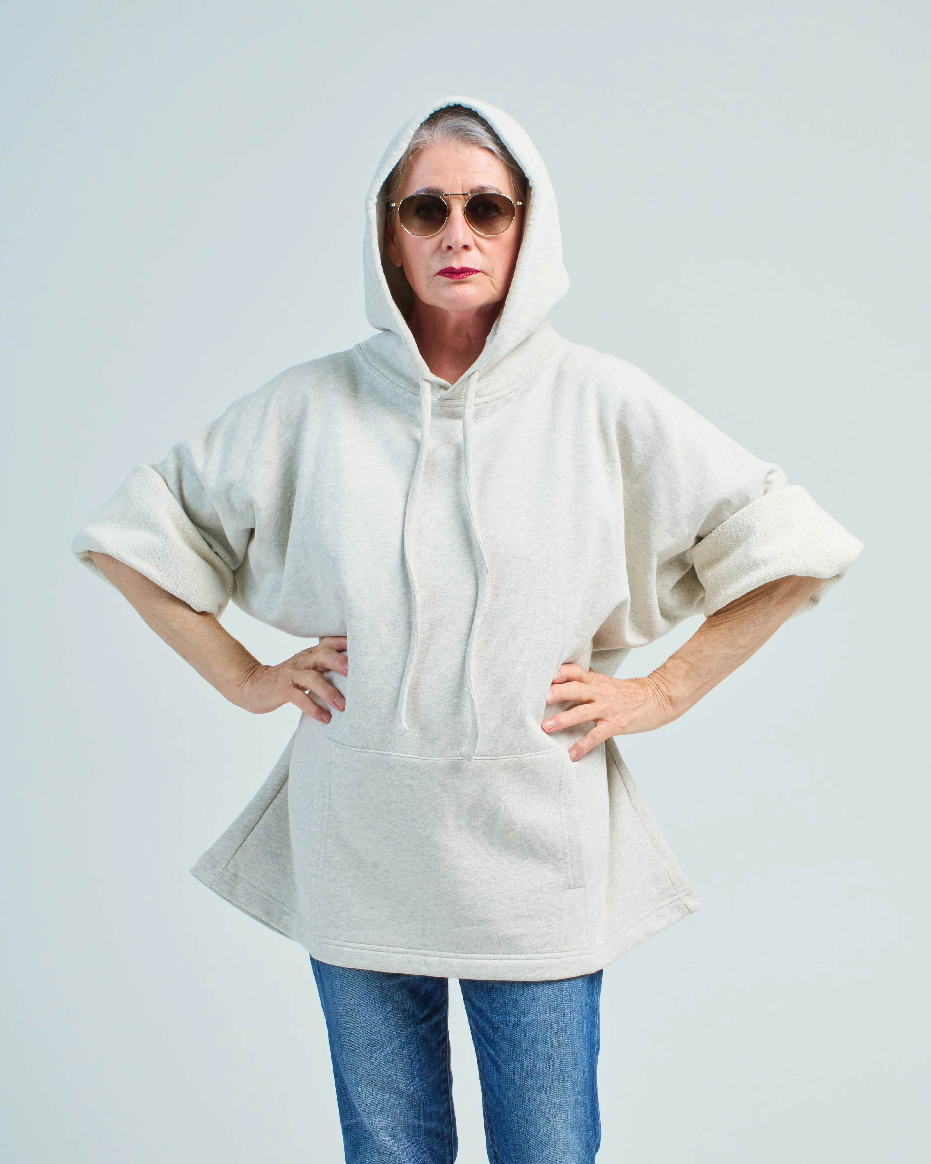 hooded fleece pullover - Image 4