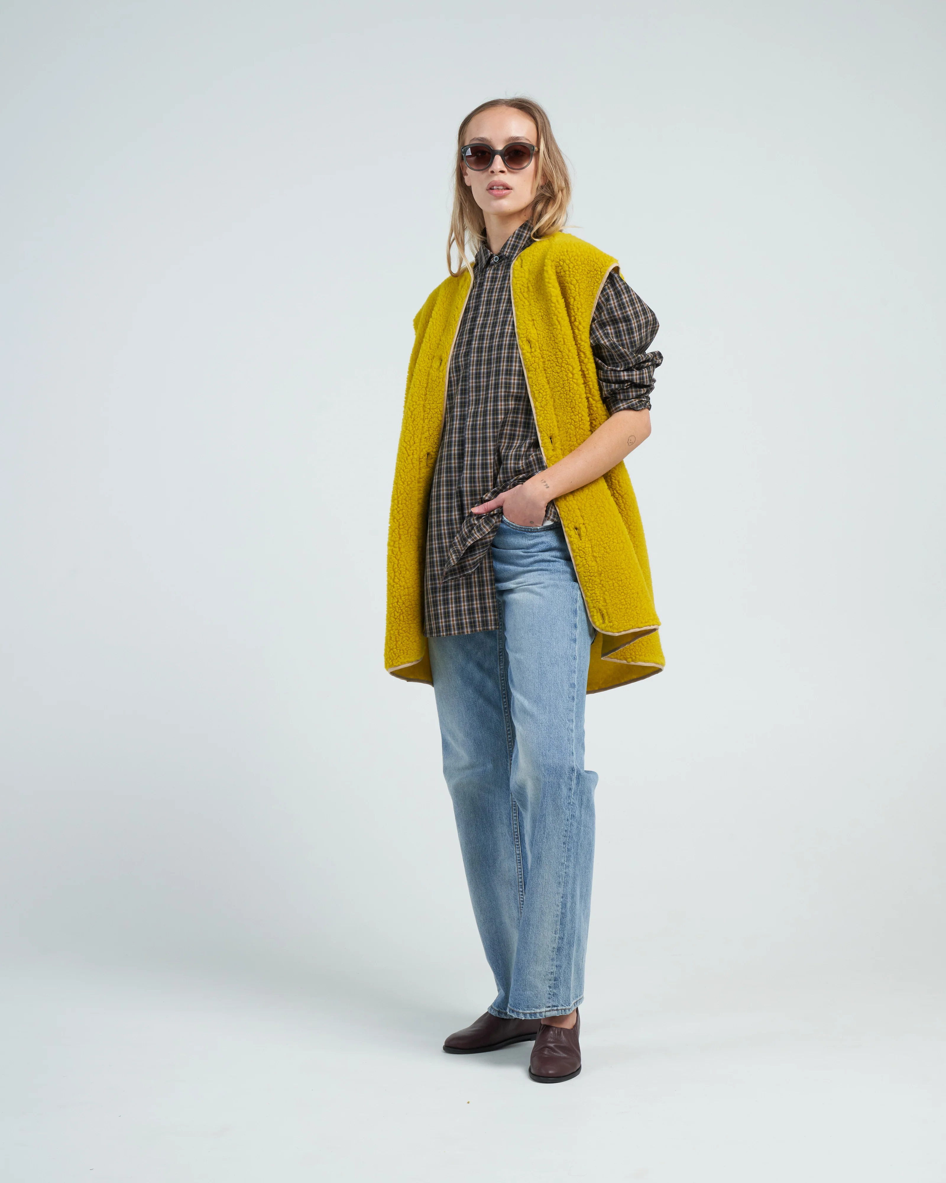 hooded parka - dune/mustard - Image 2