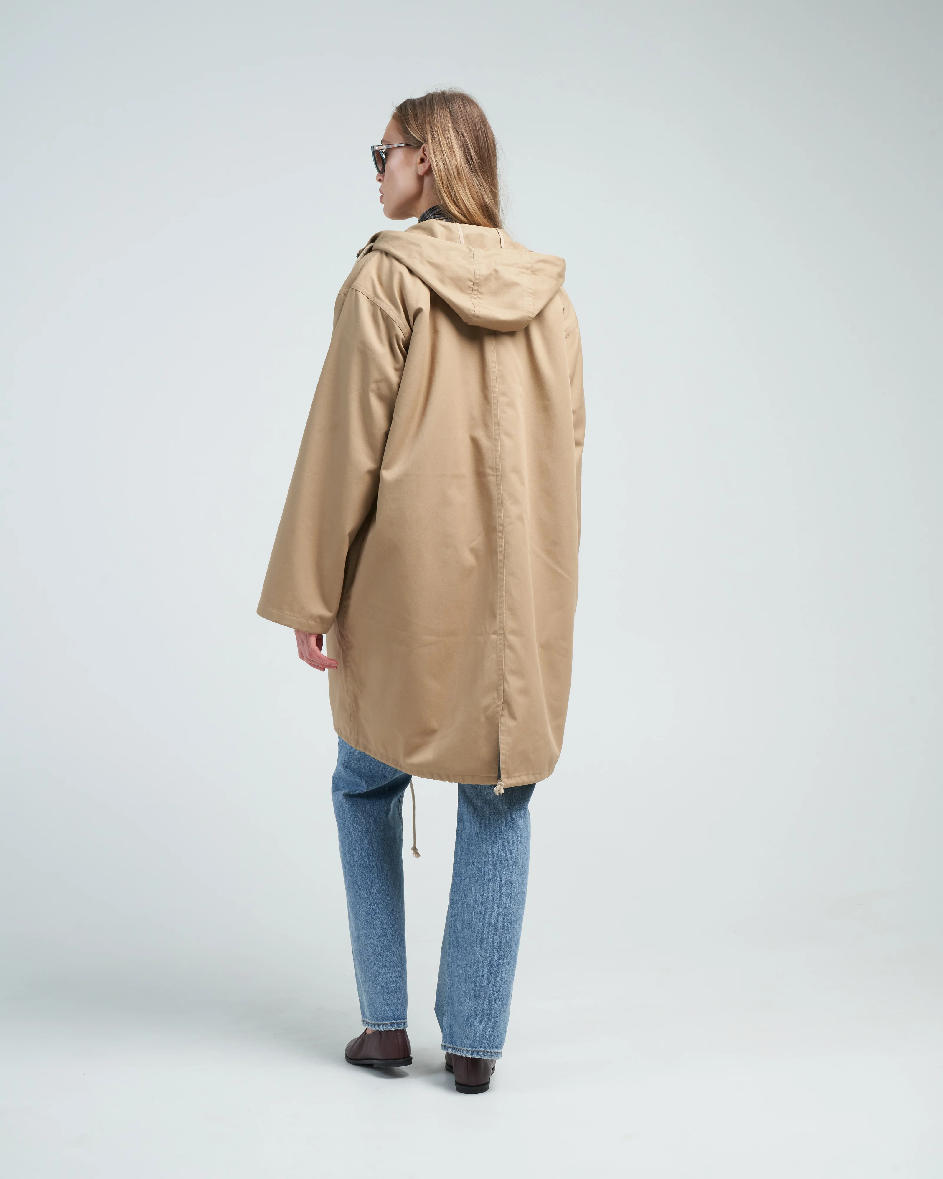 hooded parka - dune/mustard - Image 4