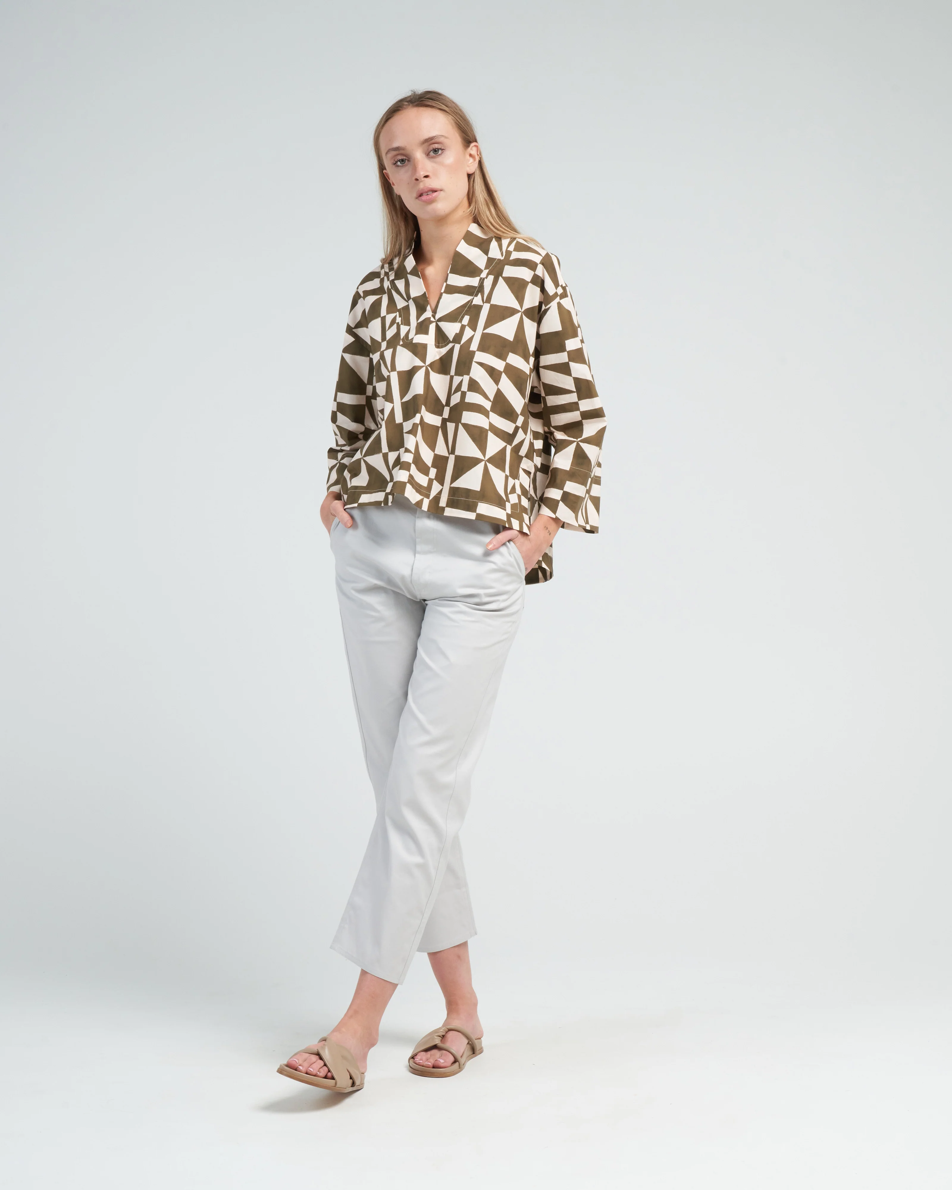 light twill jean - silver - Image 2