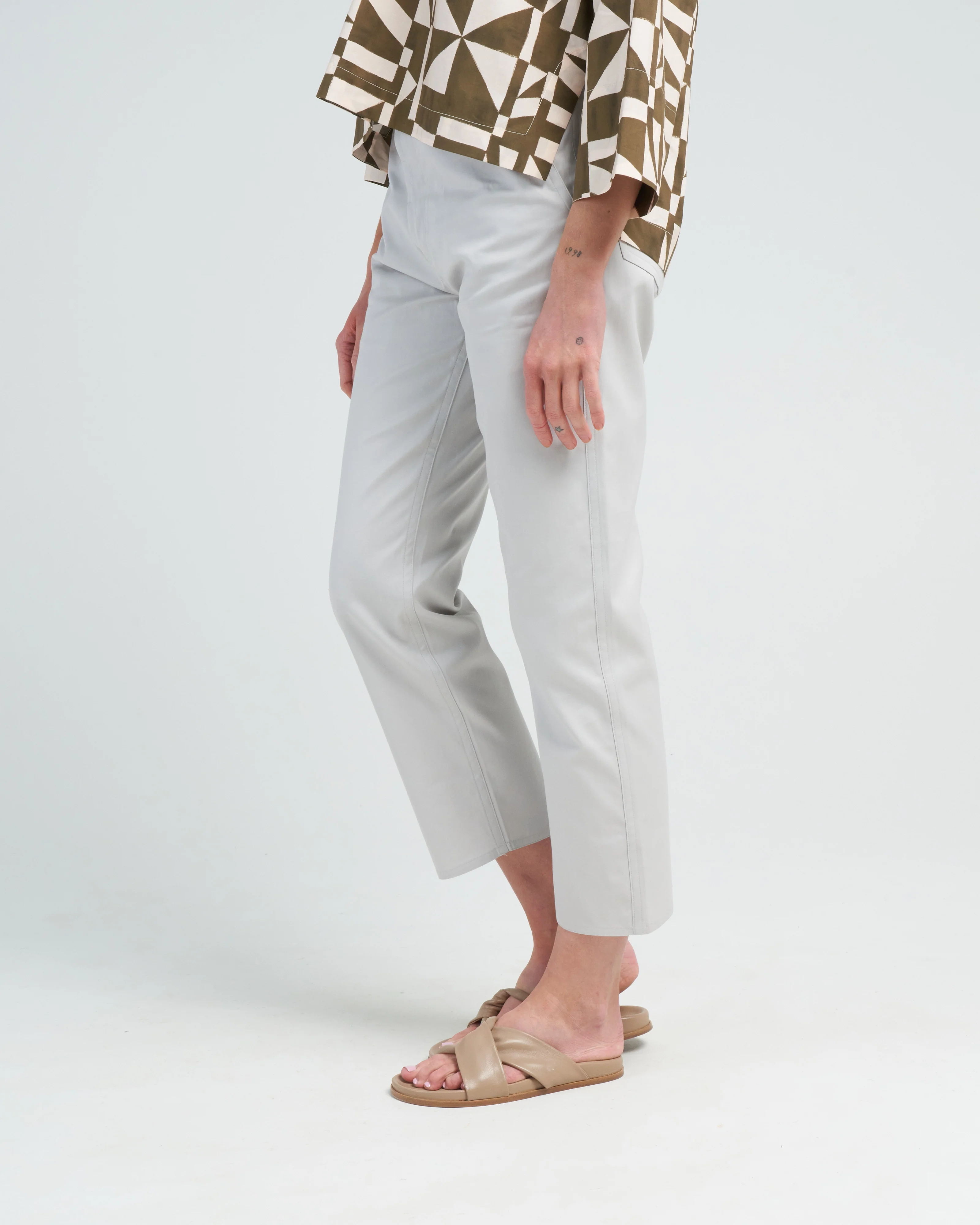 light twill jean - silver - Image 3