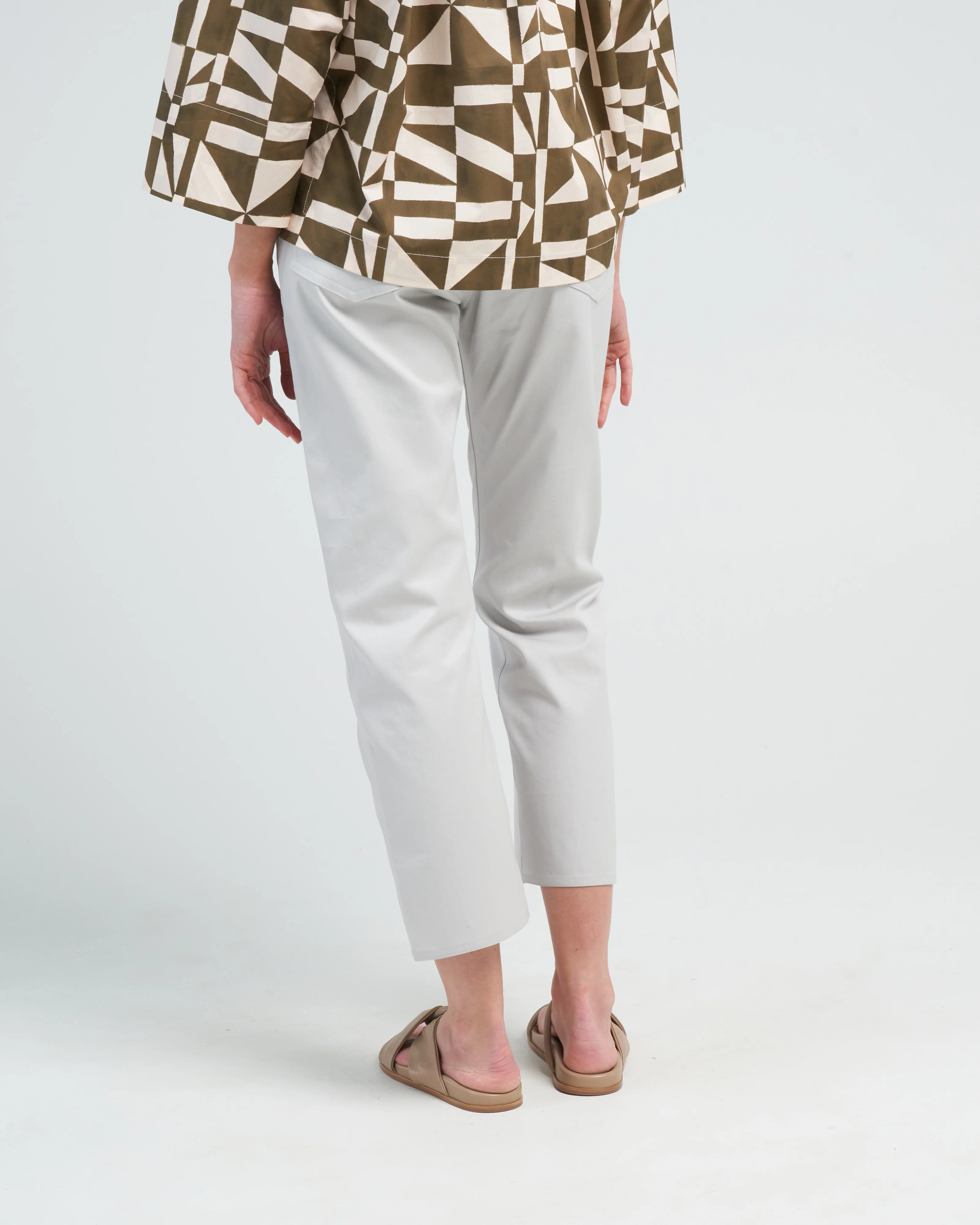 light twill jean - silver - Image 4