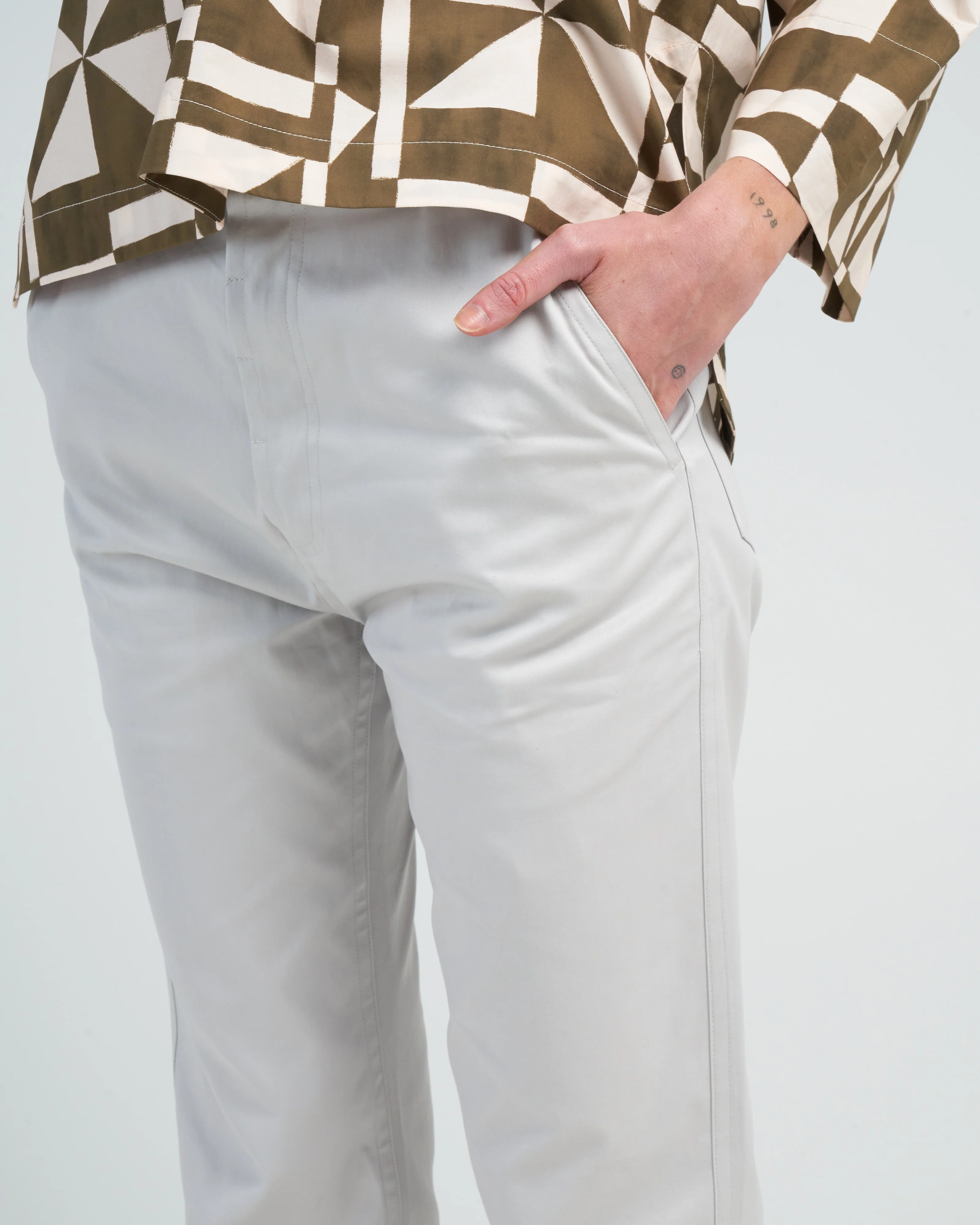 light twill jean - silver - Image 5