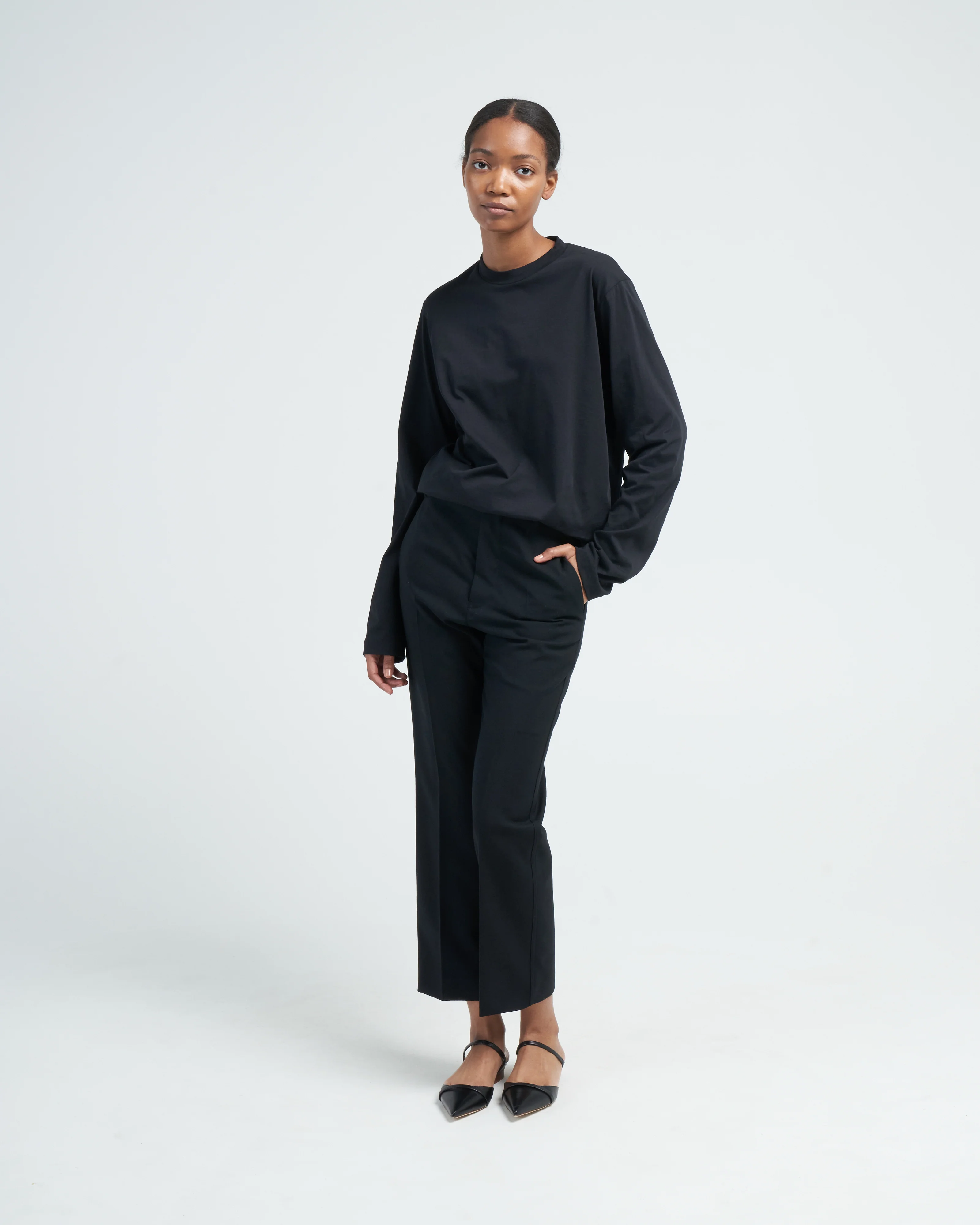 long sleeve t-shirt - black - Image 2