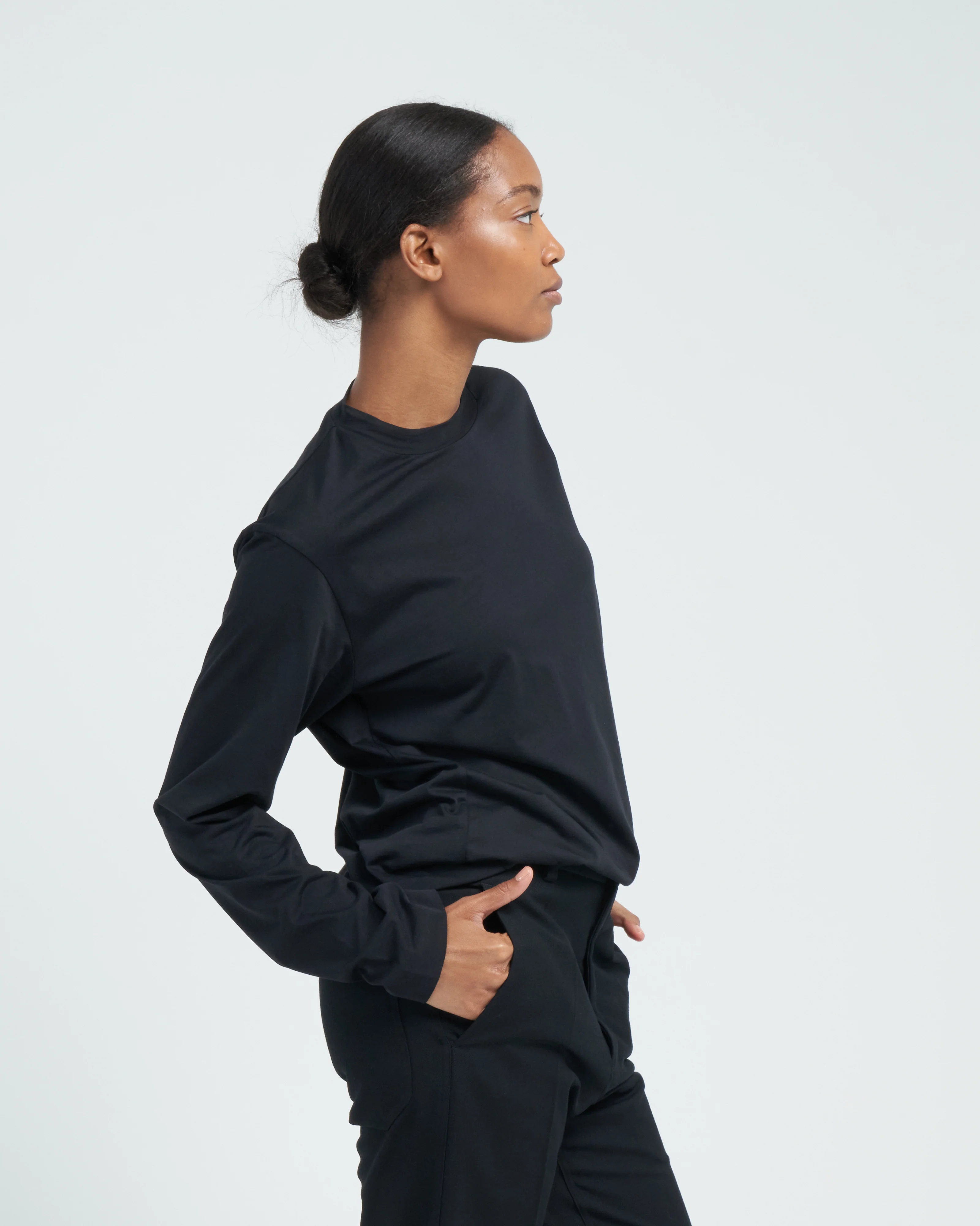 long sleeve t-shirt - black - Image 3