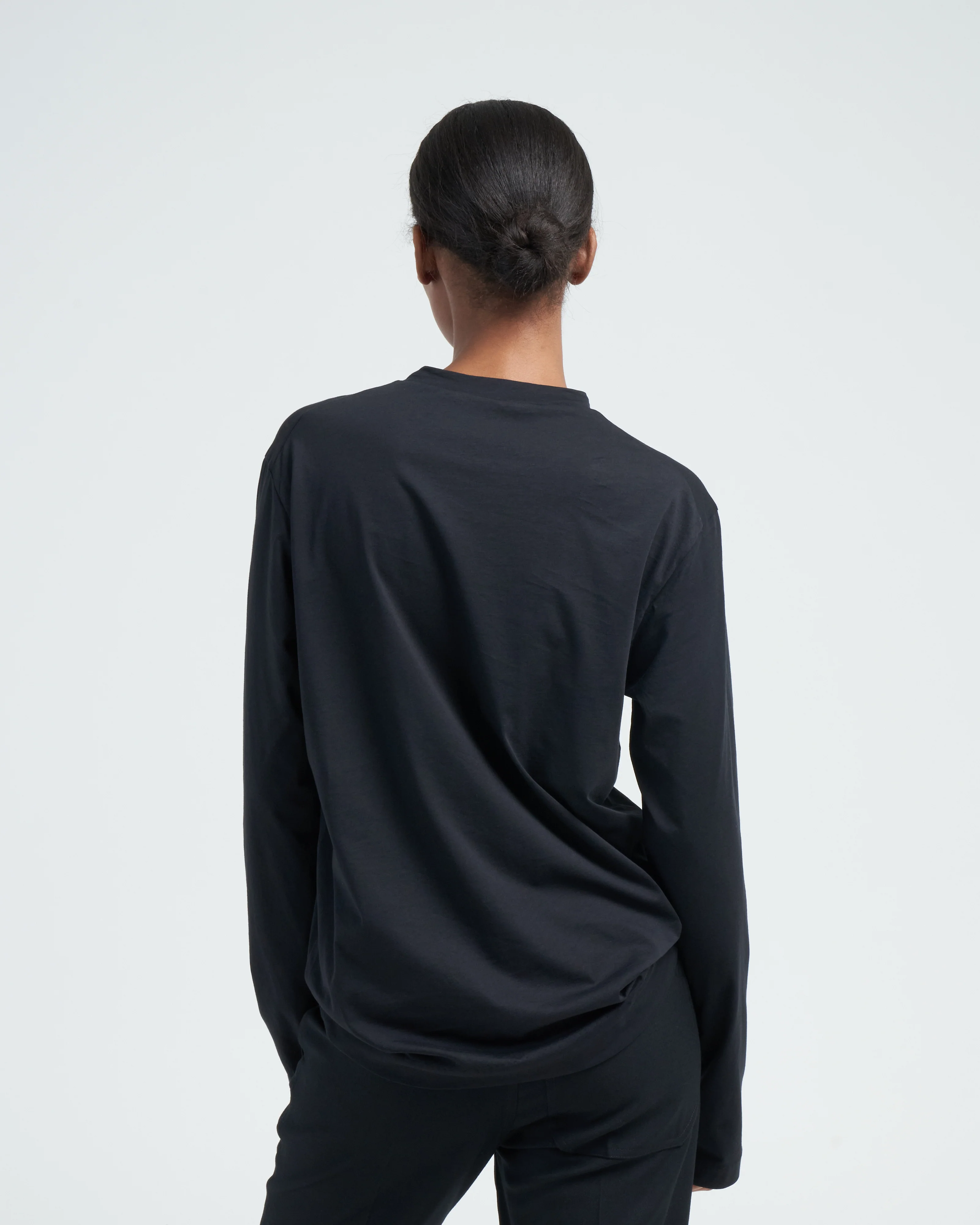 long sleeve t-shirt - black - Image 4