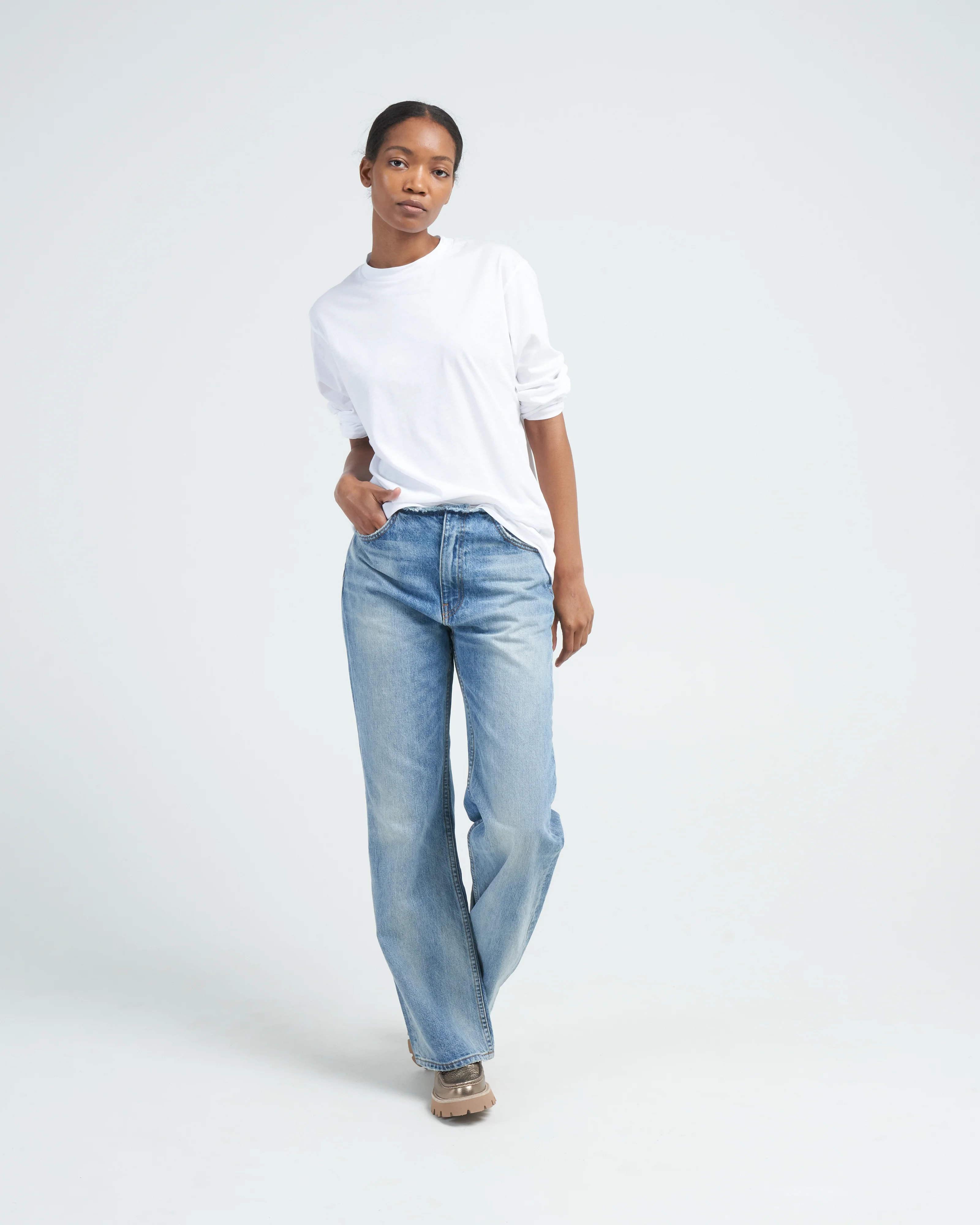 long sleeve t-shirt - white - Image 2