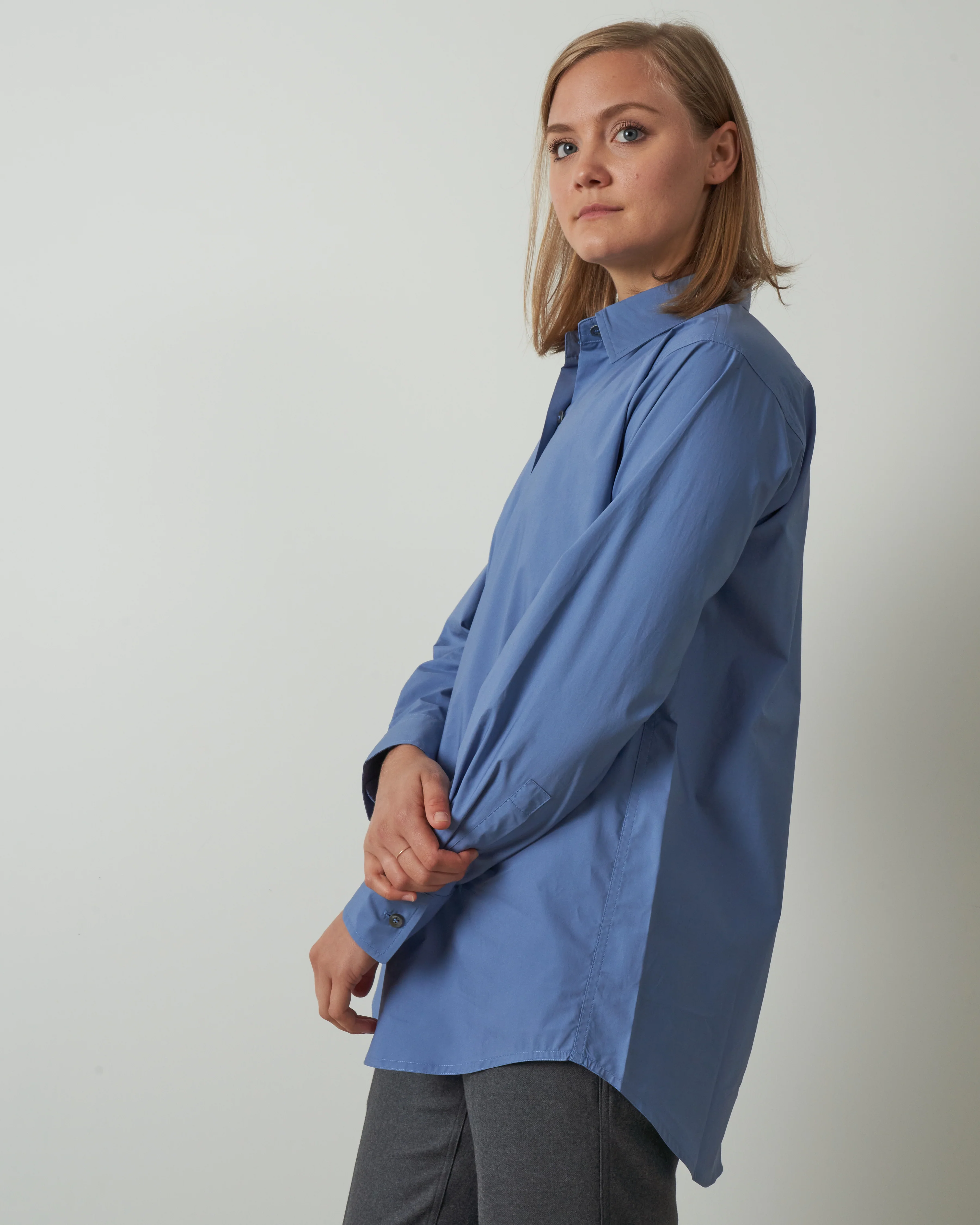 lslv polo-style shirt - woven andaman sea - Image 2
