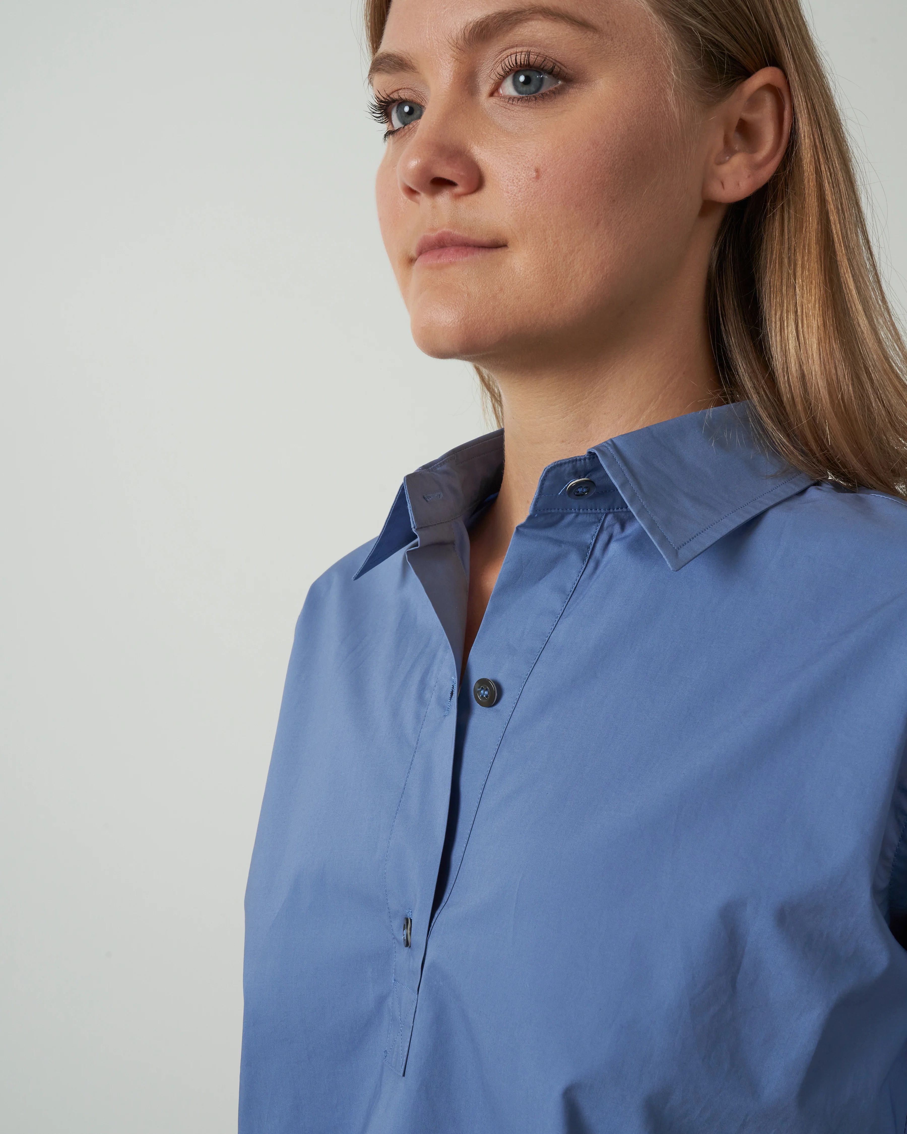 lslv polo-style shirt - woven andaman sea - Image 4