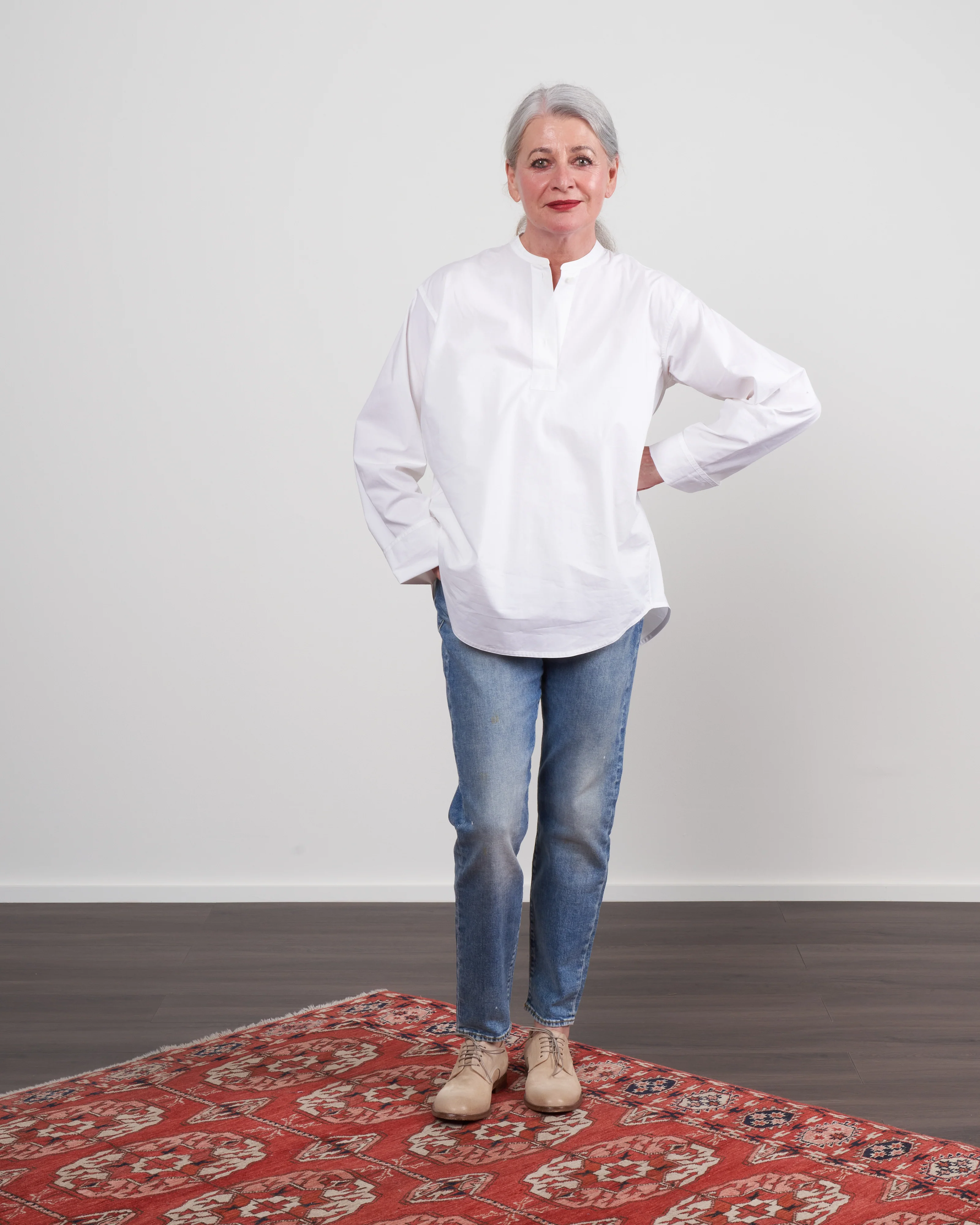 popover shirt - white - Image 2