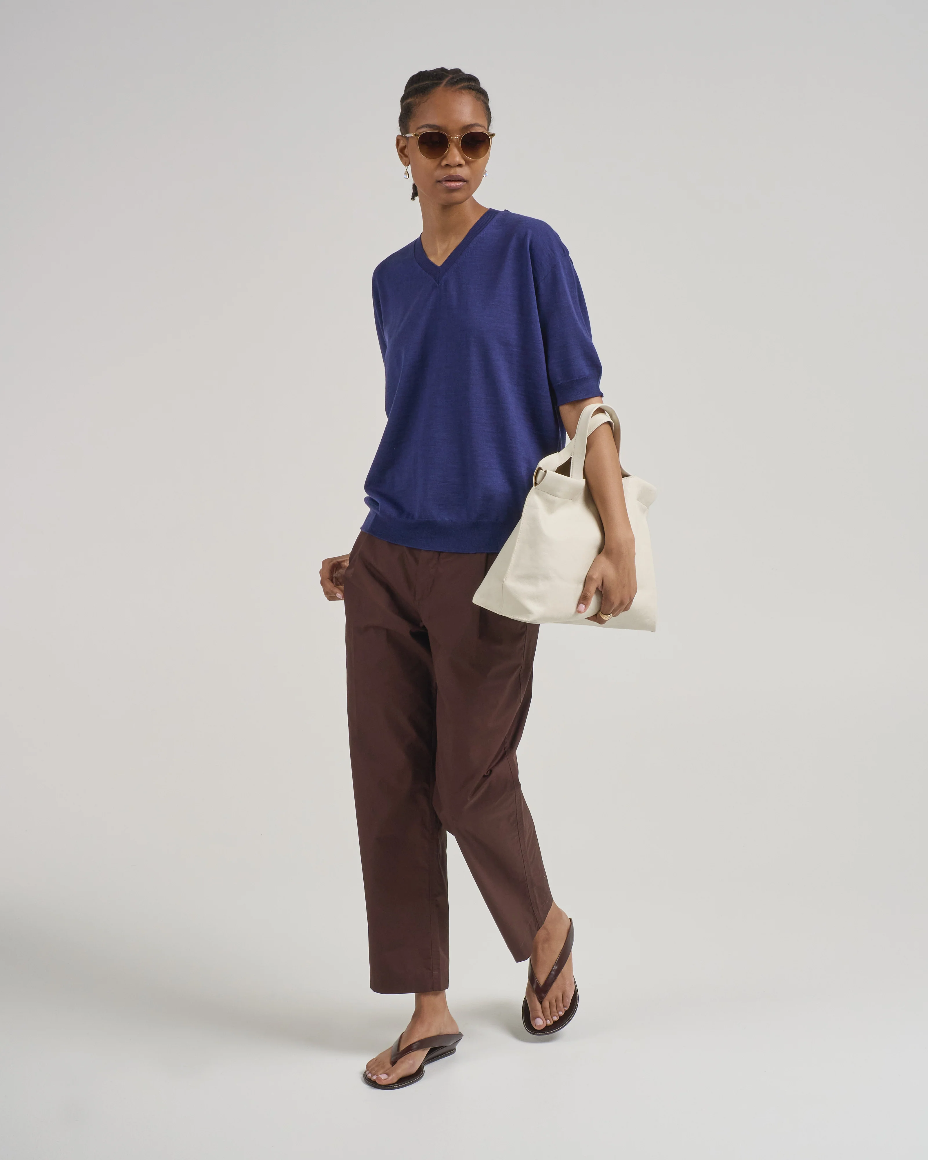 pullover short sleeve v neck - Image 2