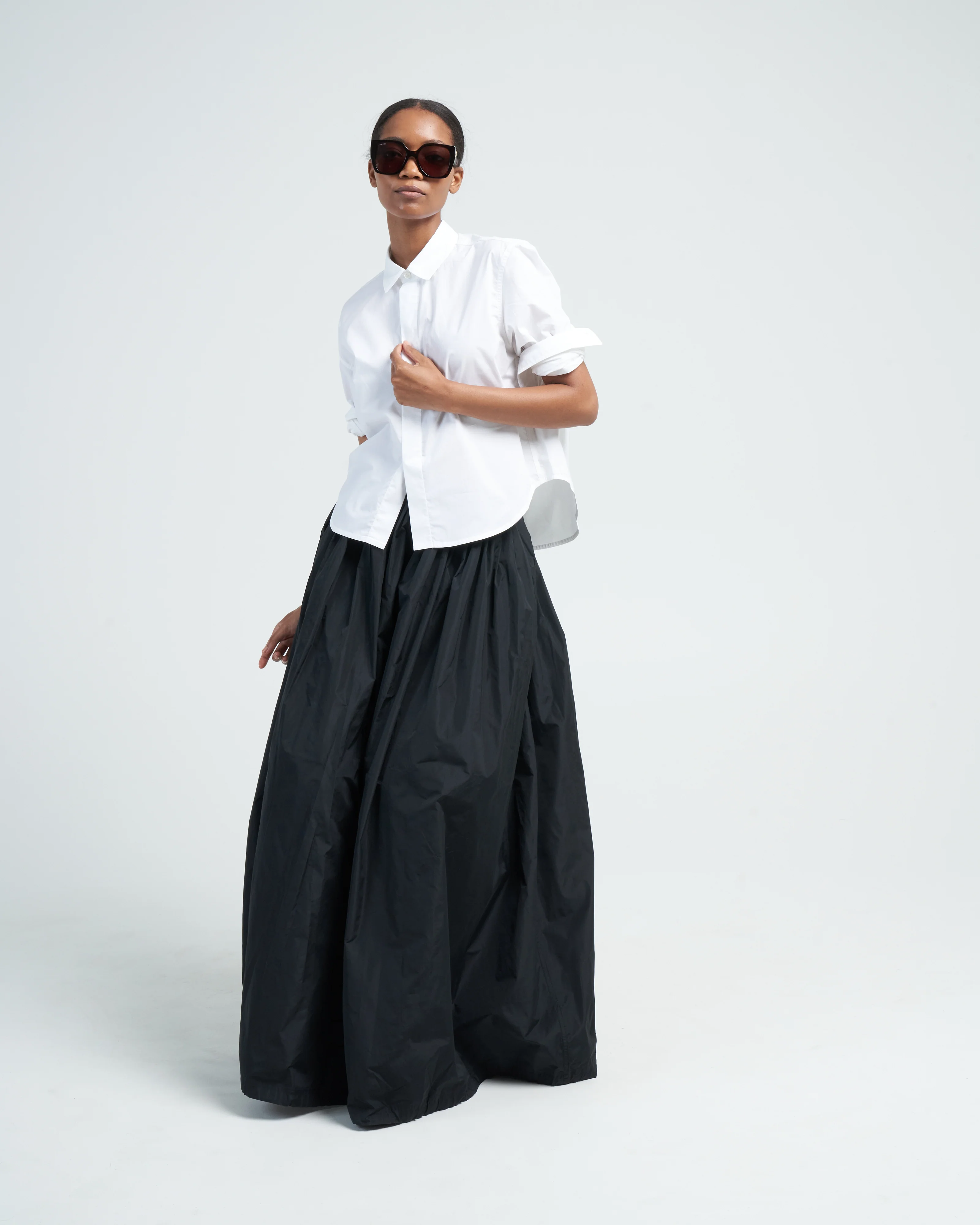 short shirt - white - Image 2