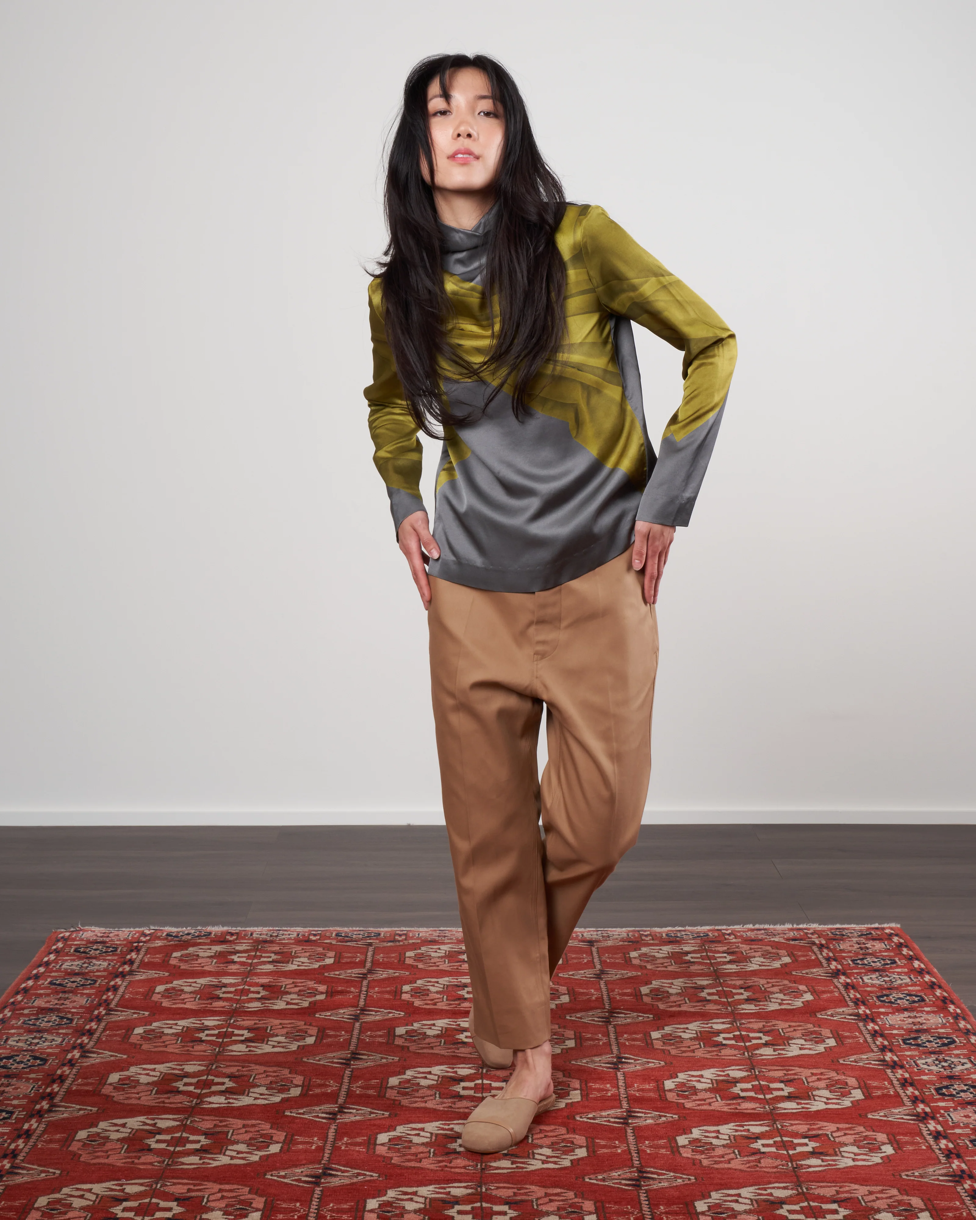 slim pant - biscotto - Image 3