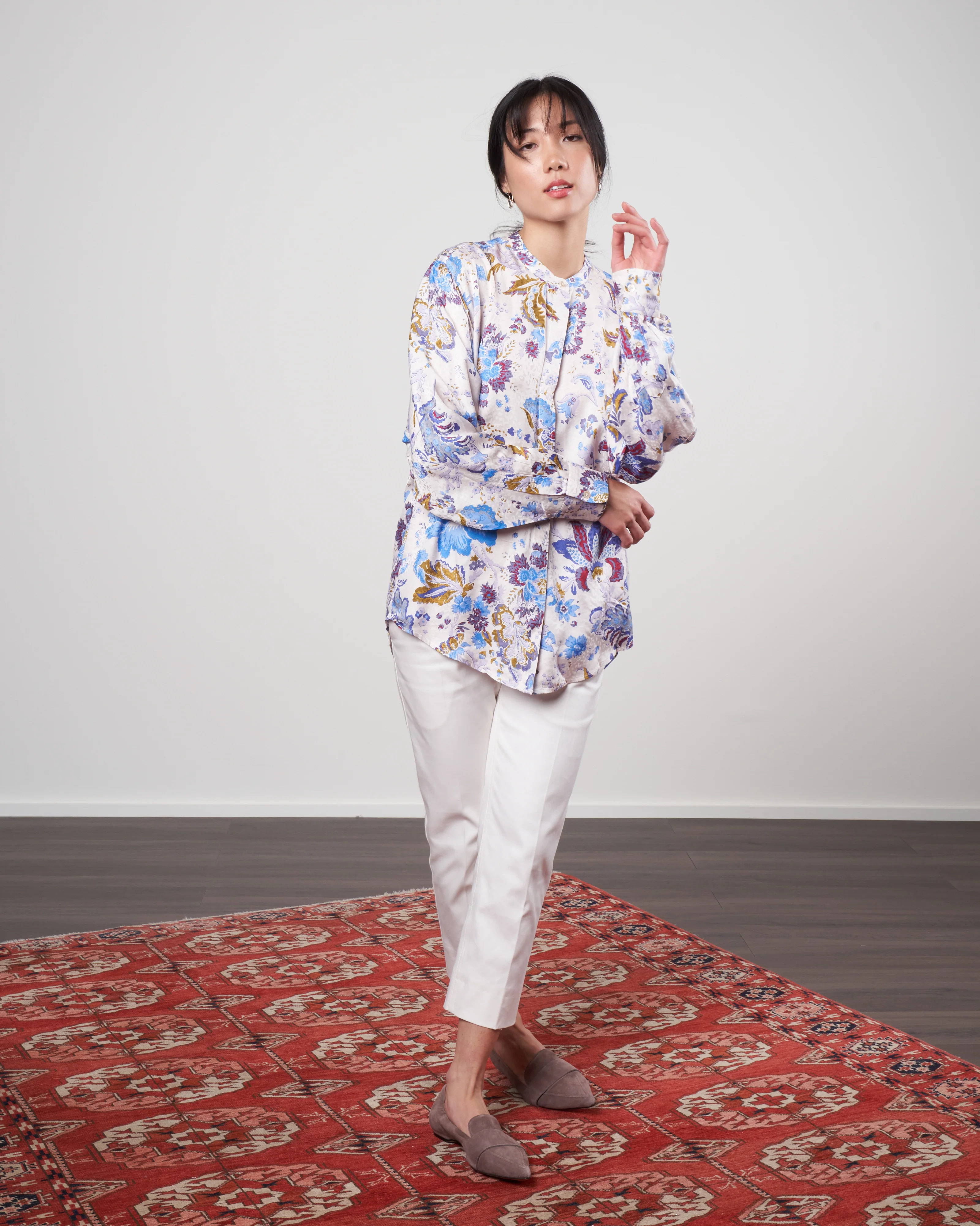 slim pant - winter white - Image 2