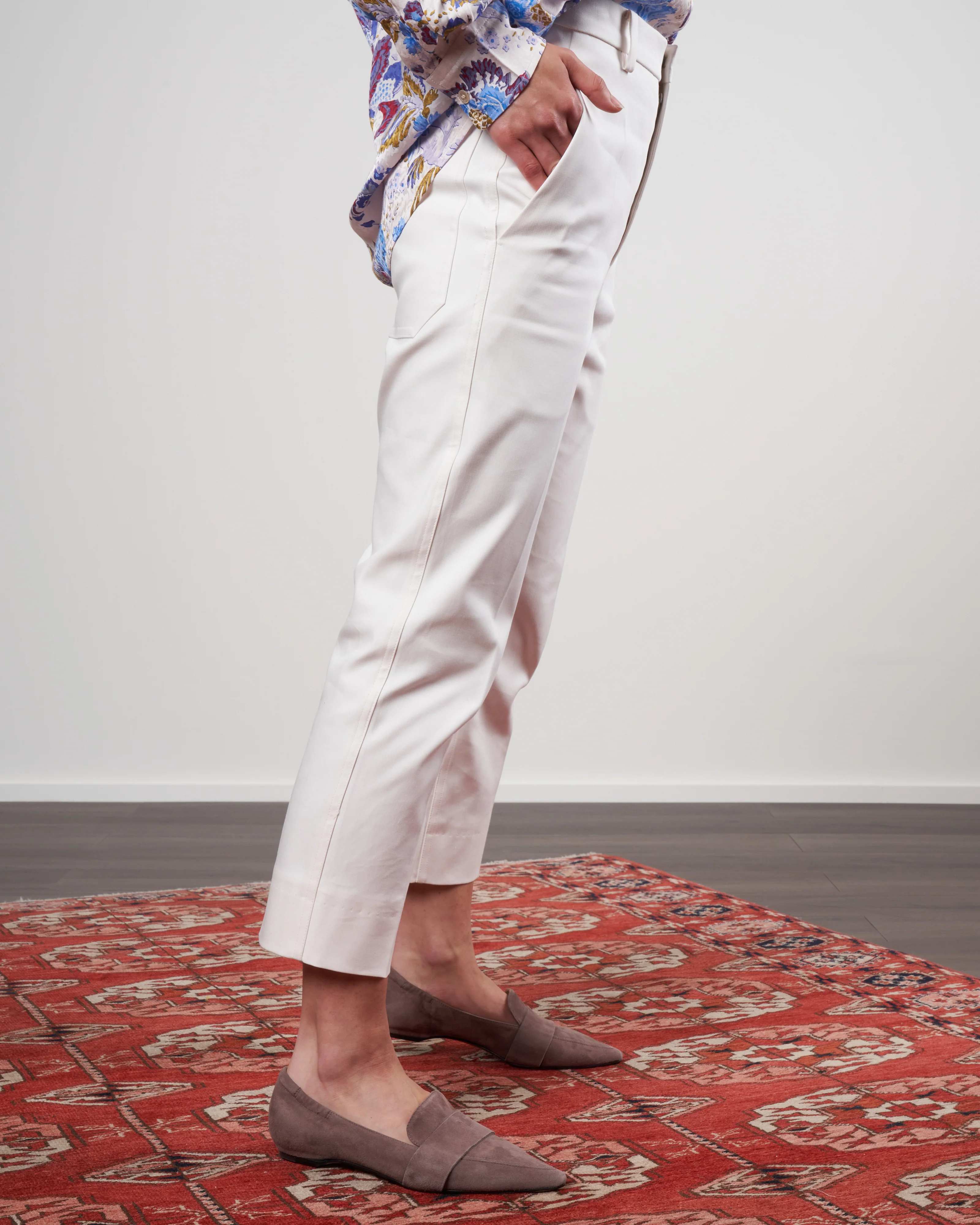 slim pant - winter white - Image 3